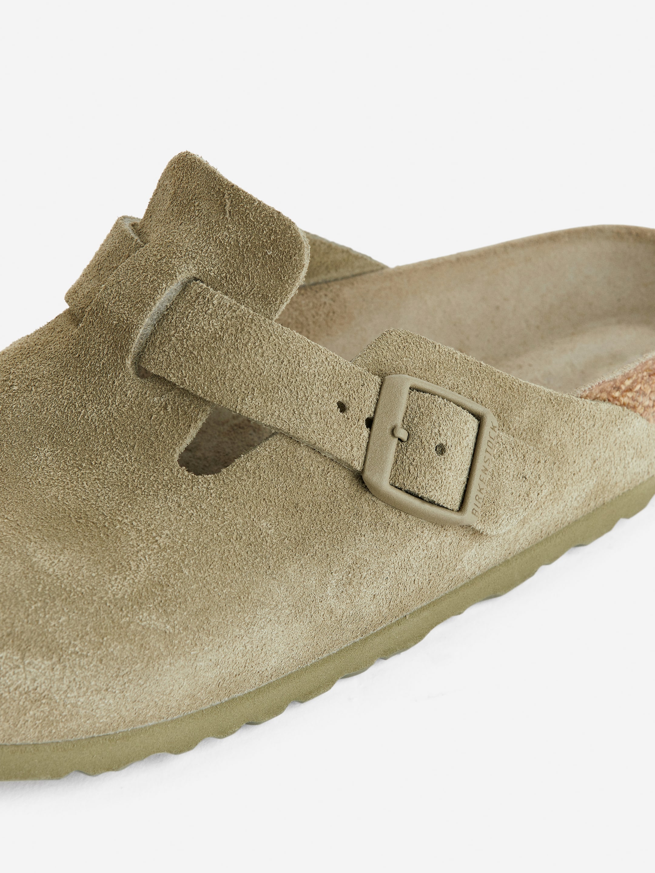Sabot Birkenstock Boston - Kaki sbiadito - Women - StillMedia/DescriptiveDetail - 3