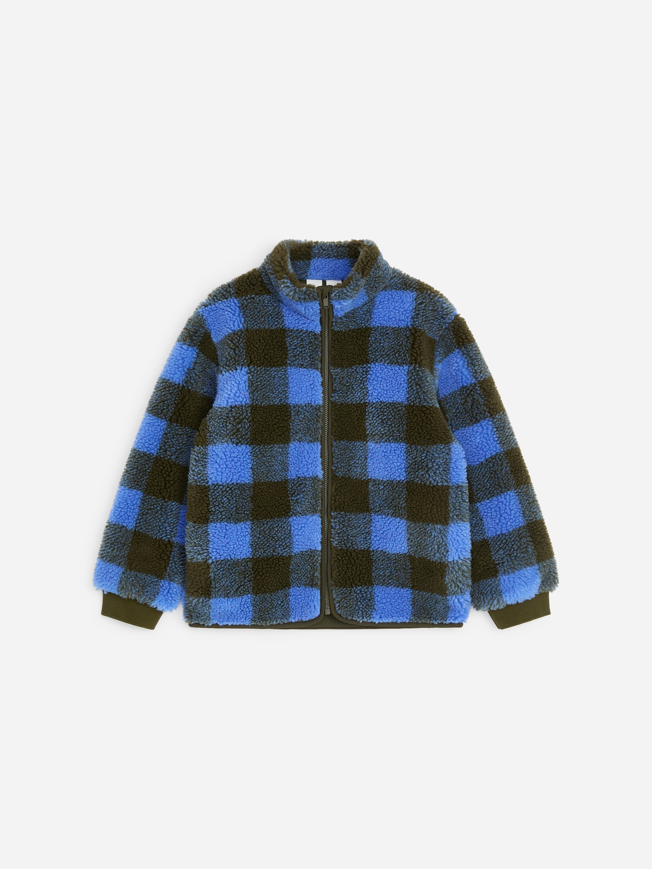 Veste en peluche-Blue-19805