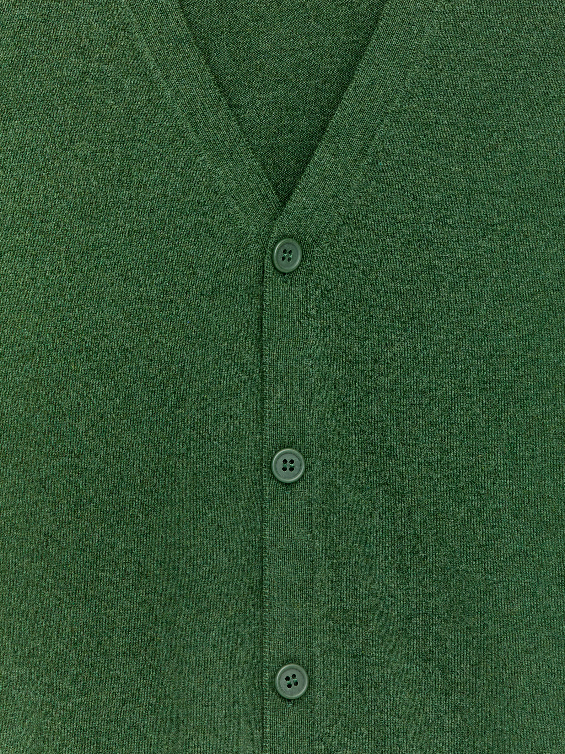 Cardigan i bomull och ull. - Grön - Regular fit - Children - StillMedia/DescriptiveDetail - 1