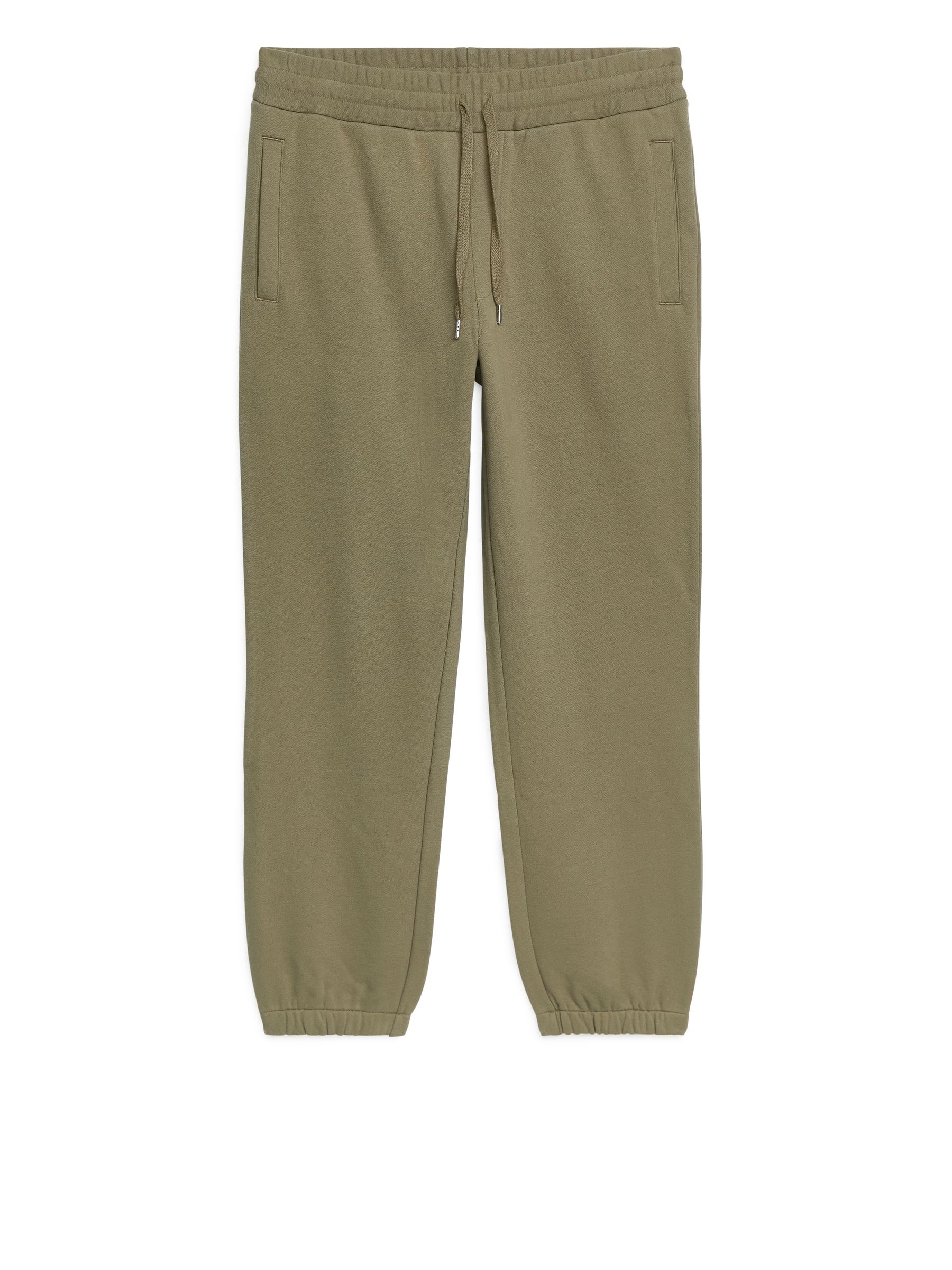 Pantalon de survêtement en coton - Vert kaki - Loose fit - Homme - StillMedia/DescriptiveStillLife - 1