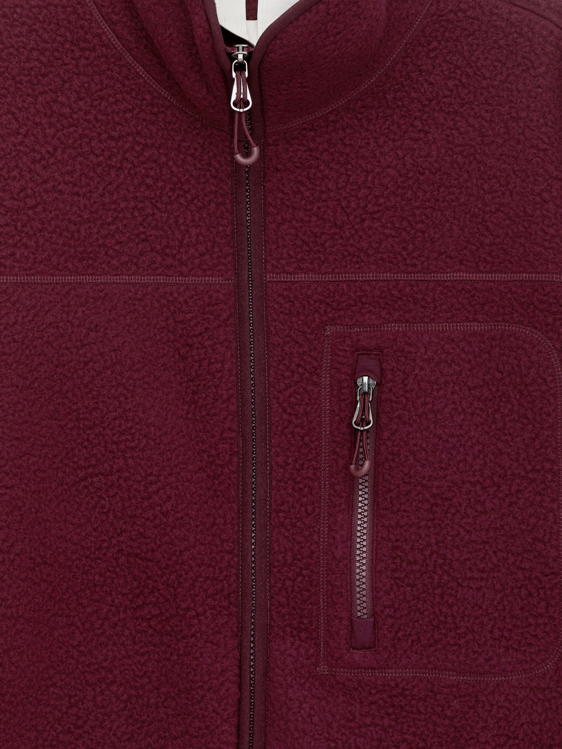 Fleece Jacket - Dark Red - Regular fit - Men - StillMedia/DescriptiveDetail - 1