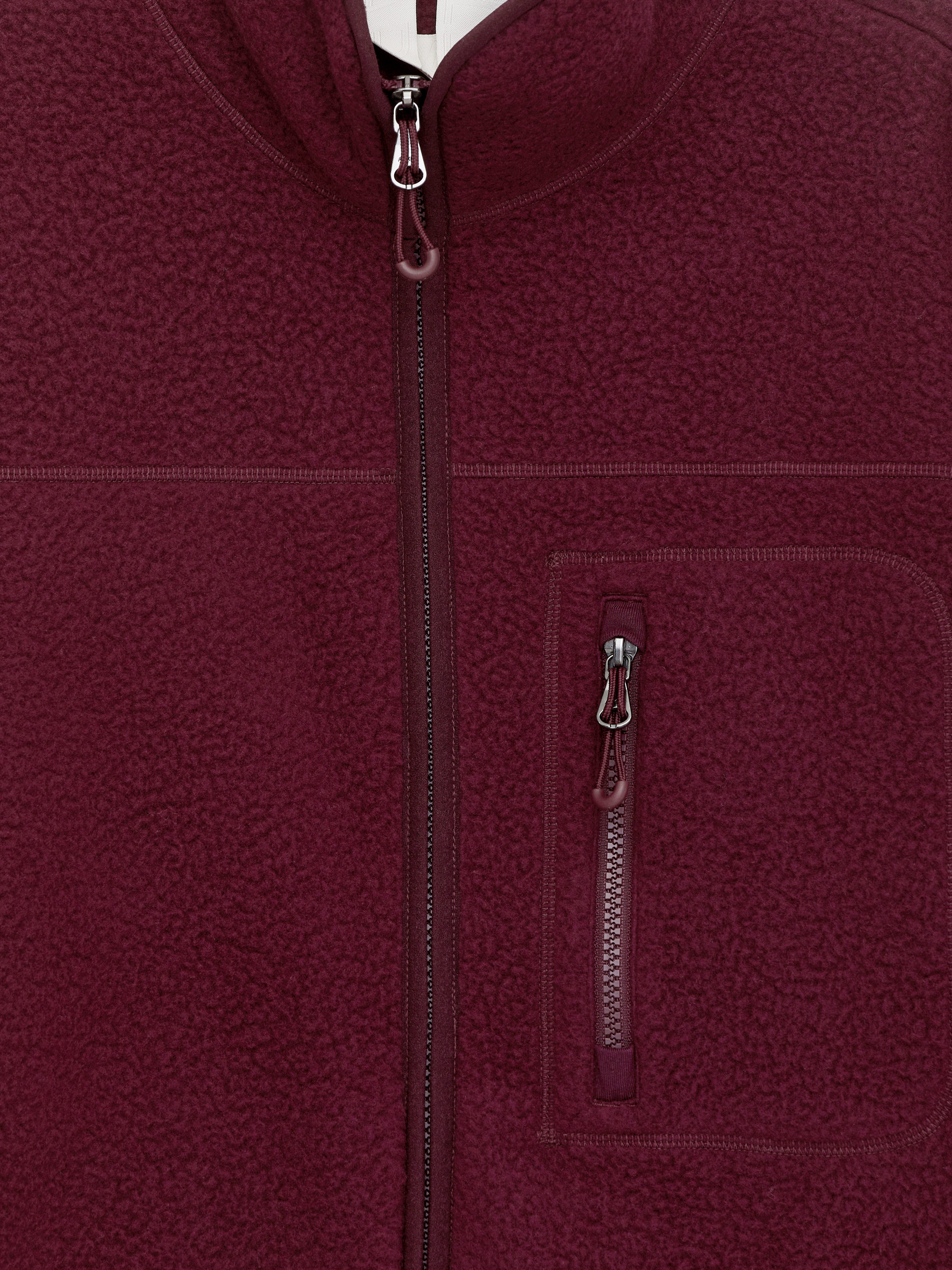 Fleecejacka - Mörkröd - Regular fit - Men - StillMedia/DescriptiveDetail - 1