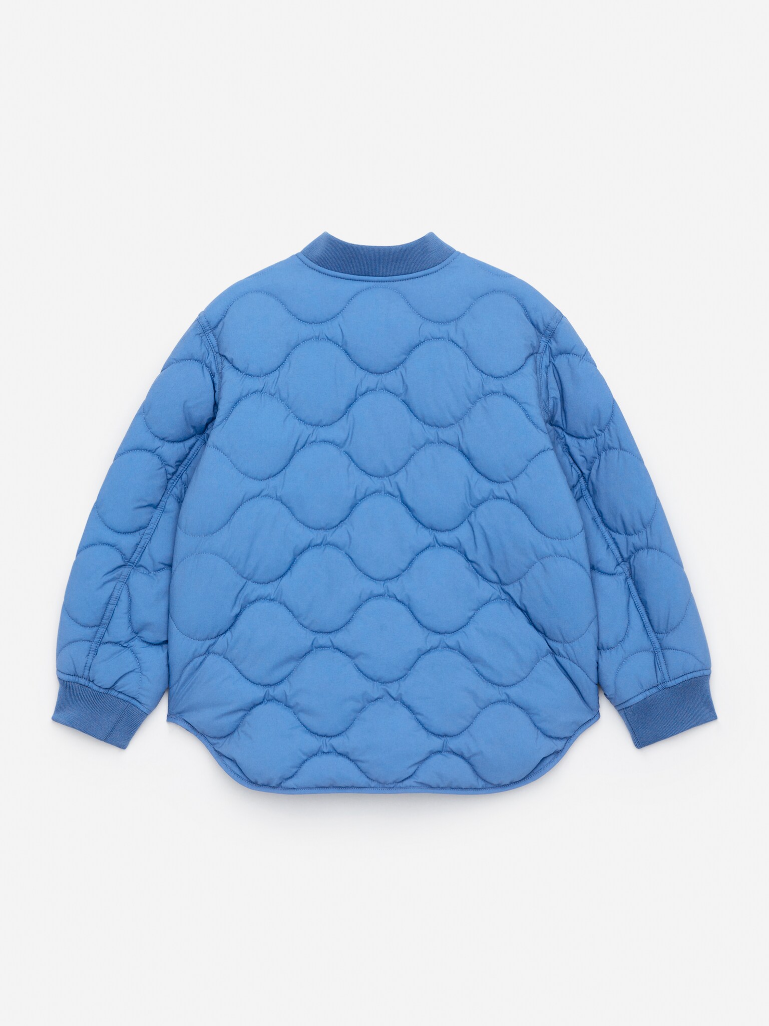 Quilted Jacket - Bright Blue - 2