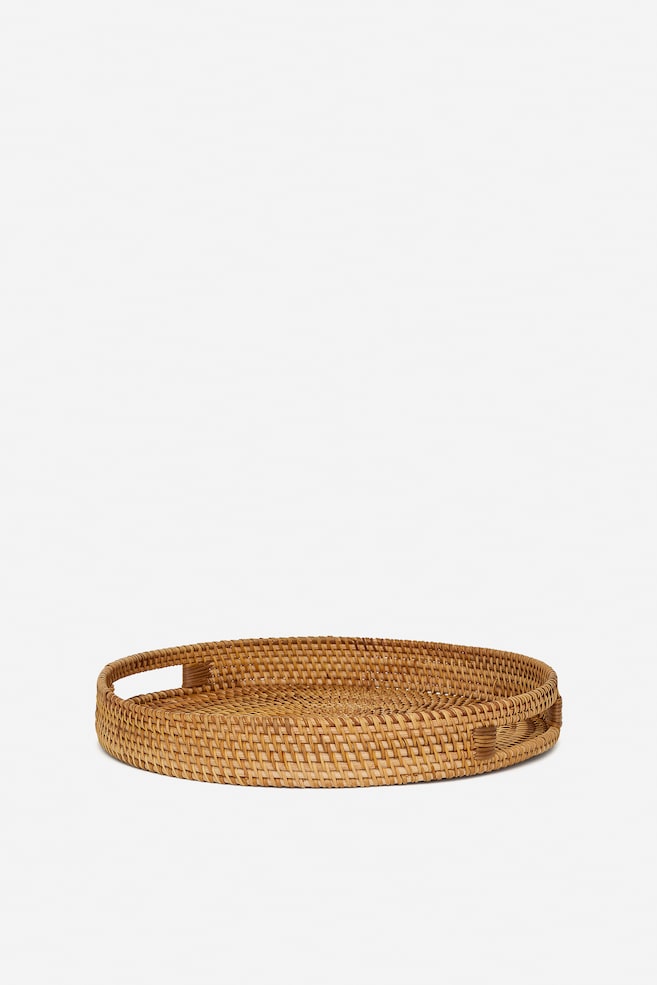 Rattan Tray 40 cm - Beige - 1