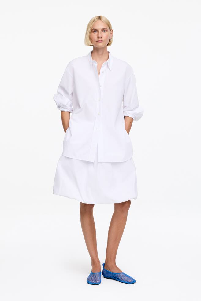 Mesh Ballet Flats - Blue/Black/White - 3