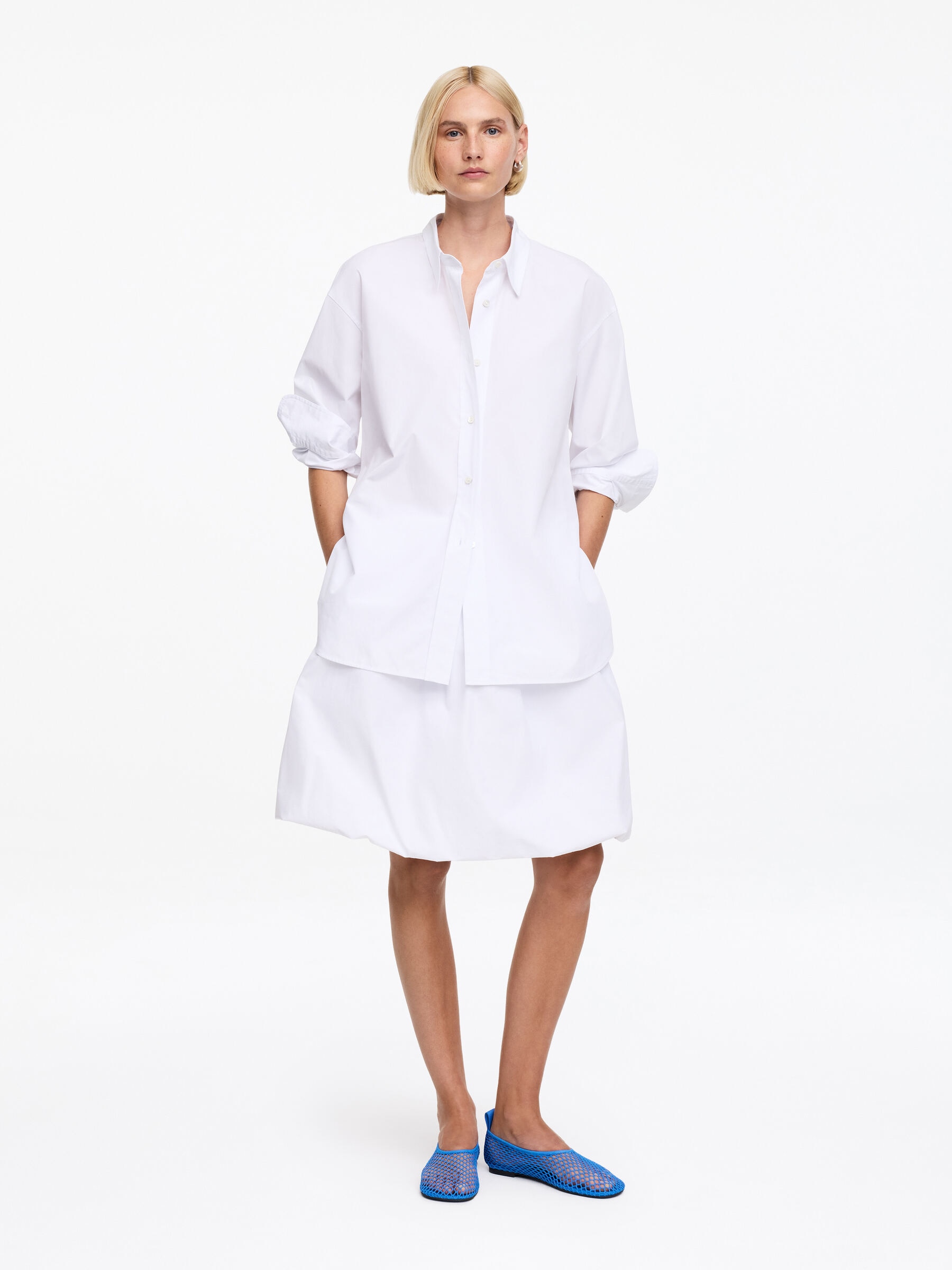 Mesh Ballet Flats - Blue - Women - StillMedia/Lookbook - 8