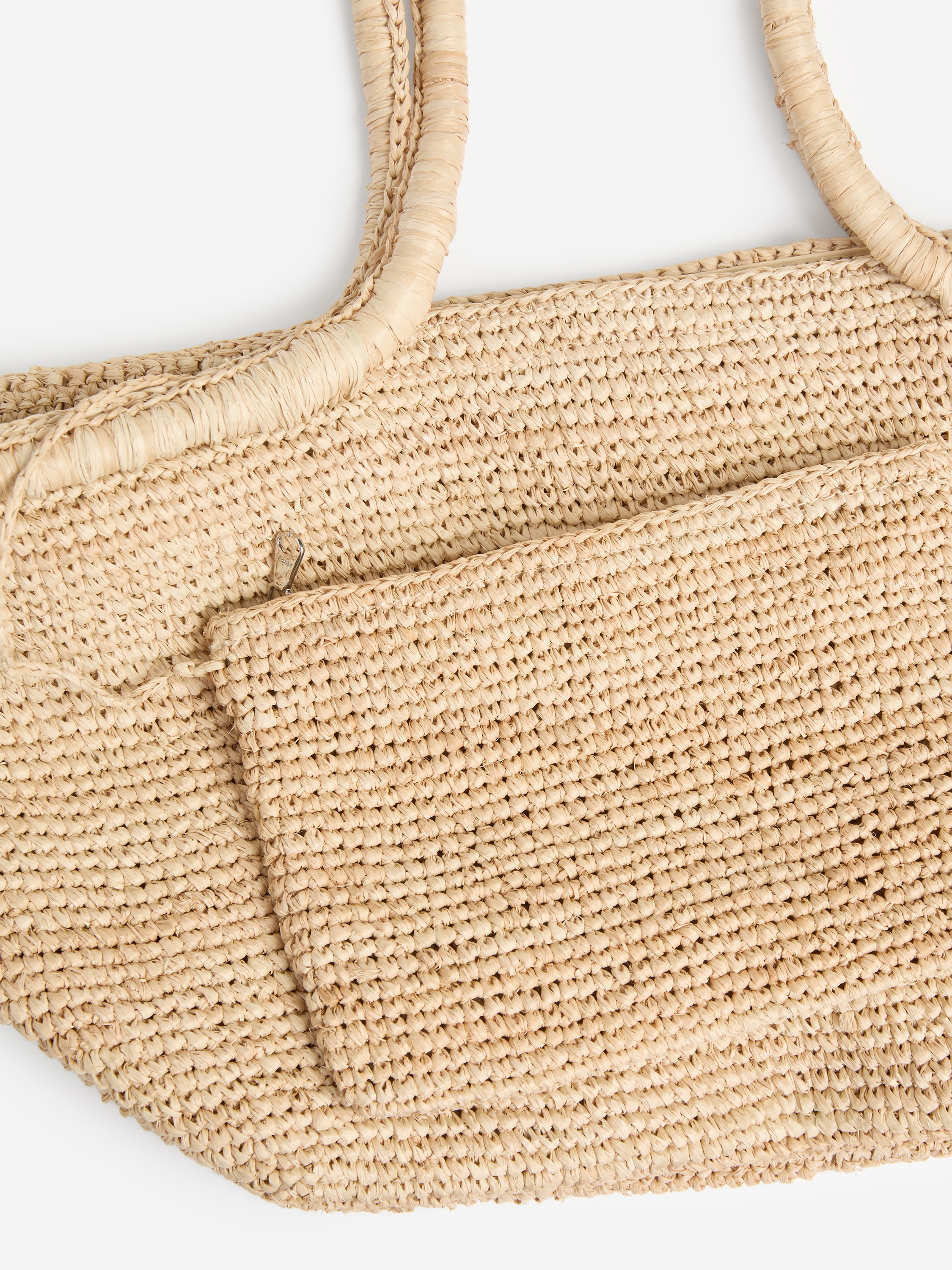 Raffia Medium Tote Bag – Beige – ARKET EU