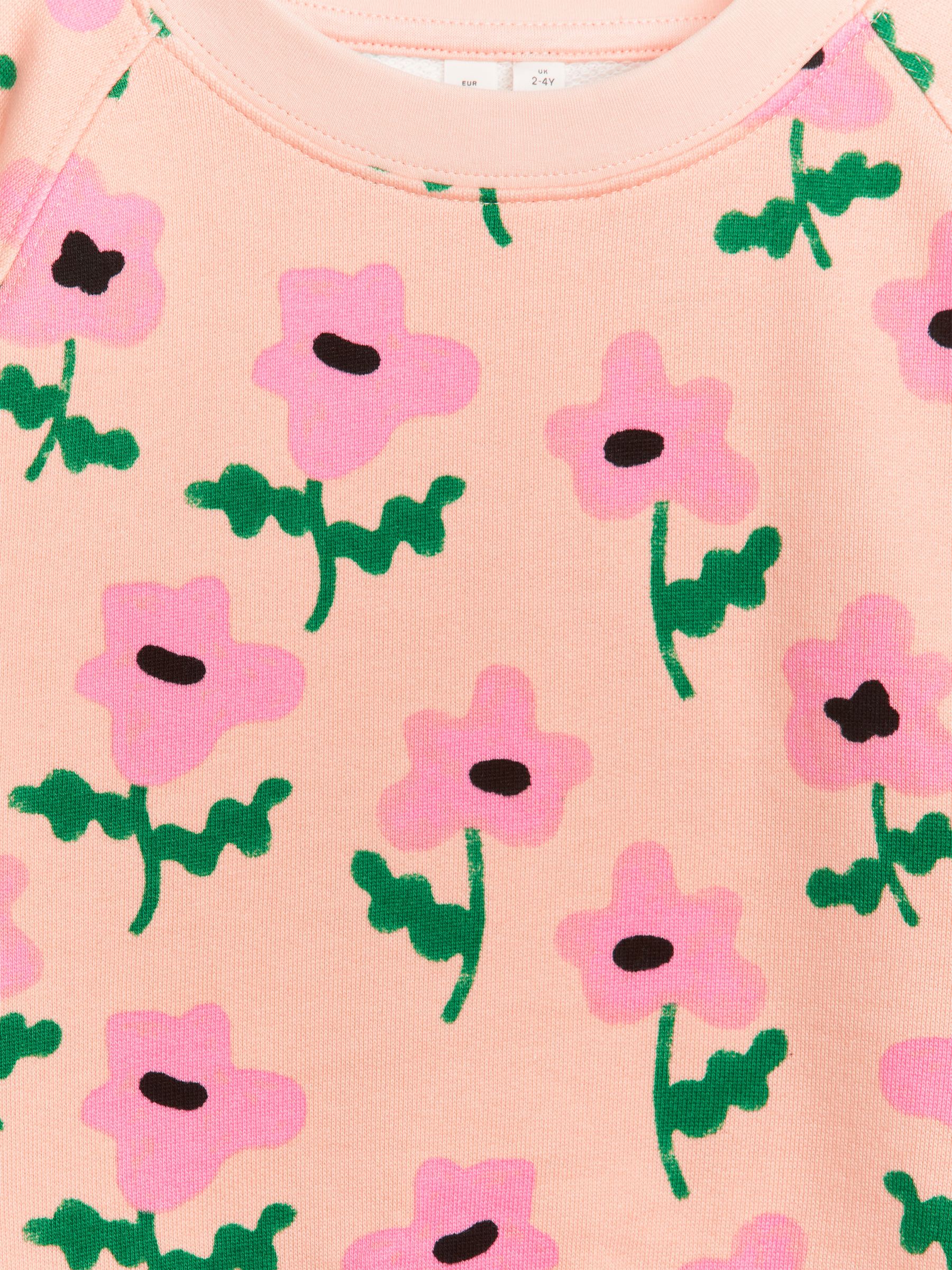 Felpa cropped - Pesca/Multicolore - Oversize - Children - StillMedia/DescriptiveDetail - 3