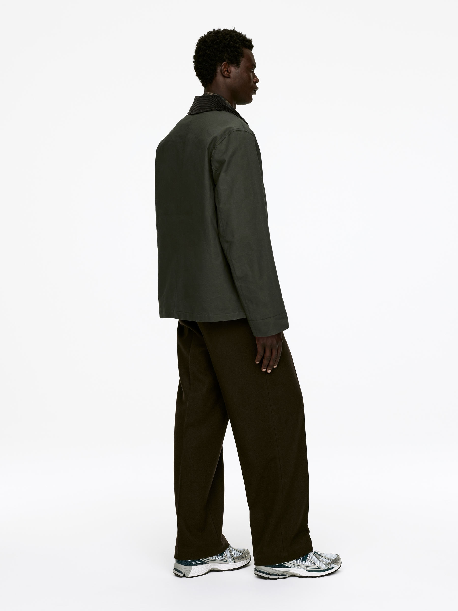 Waxed Cotton Jacket - Dark Green - Regular fit - Men - StillMedia/Lookbook - 8