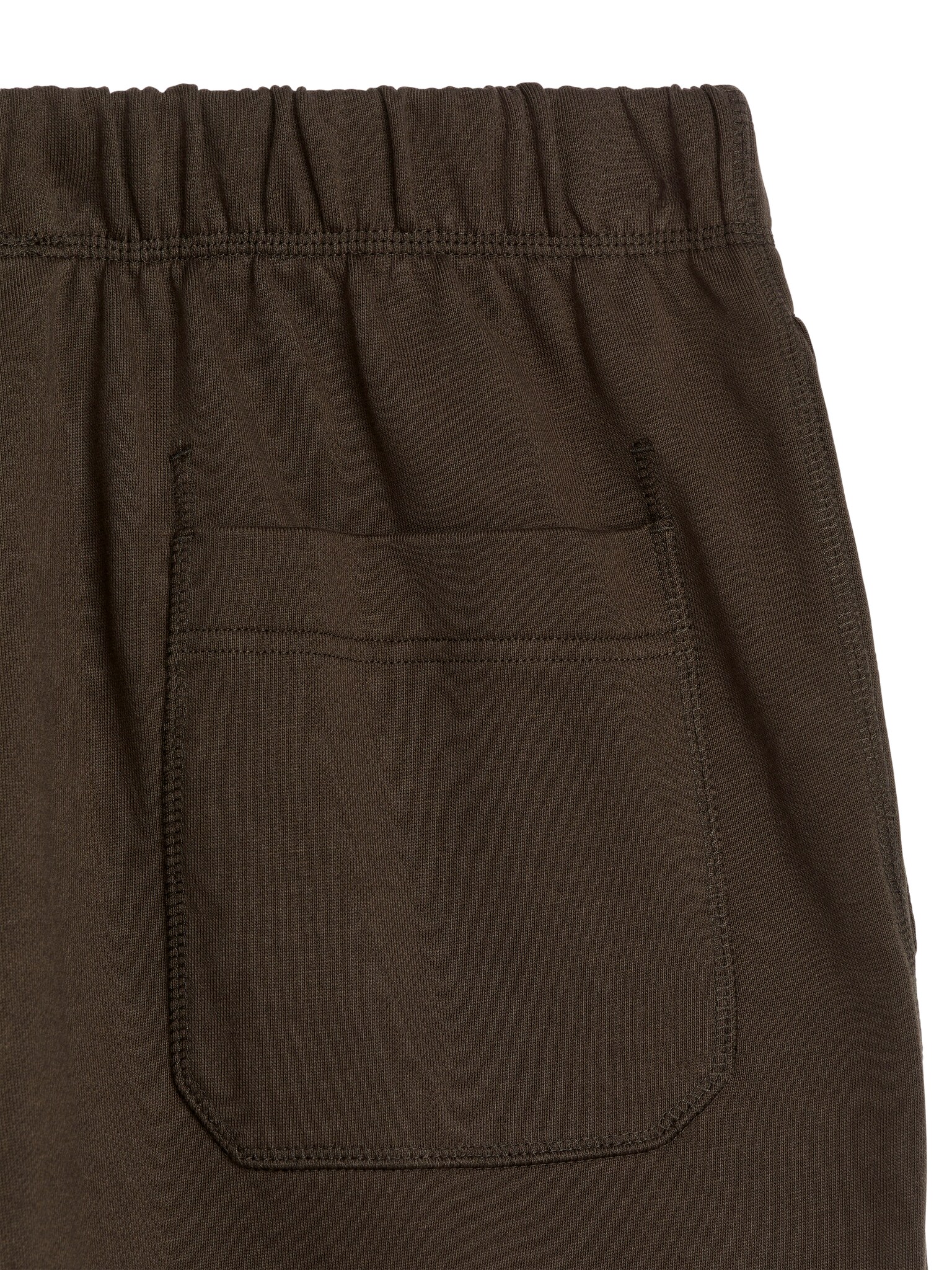 Pantalon de survêtement en tissu éponge - Taupe foncé/Noir - 4