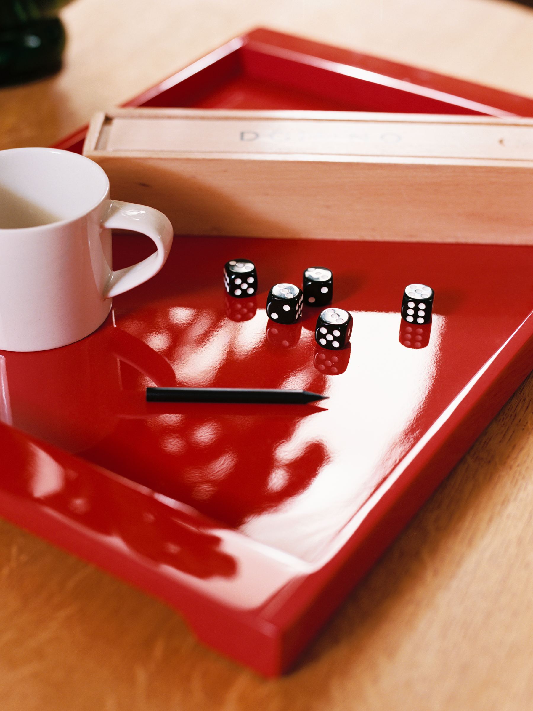 Lacquered Tray 47x31 cm - Red - Homeware - StillMedia/Environmental - 1