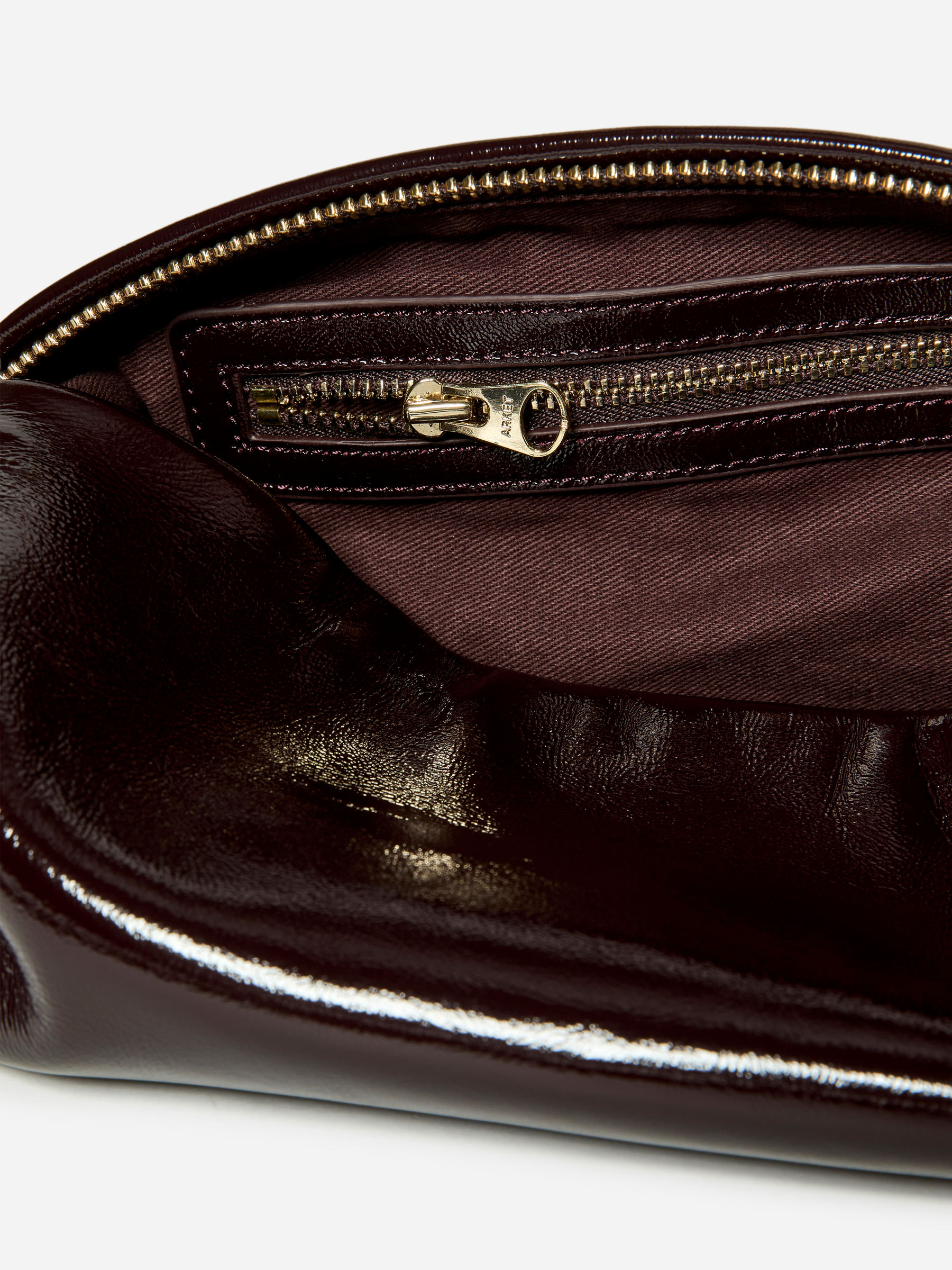 Sac à bandoulière laqué - Bordeaux - Femme - StillMedia/DescriptiveDetail - 11