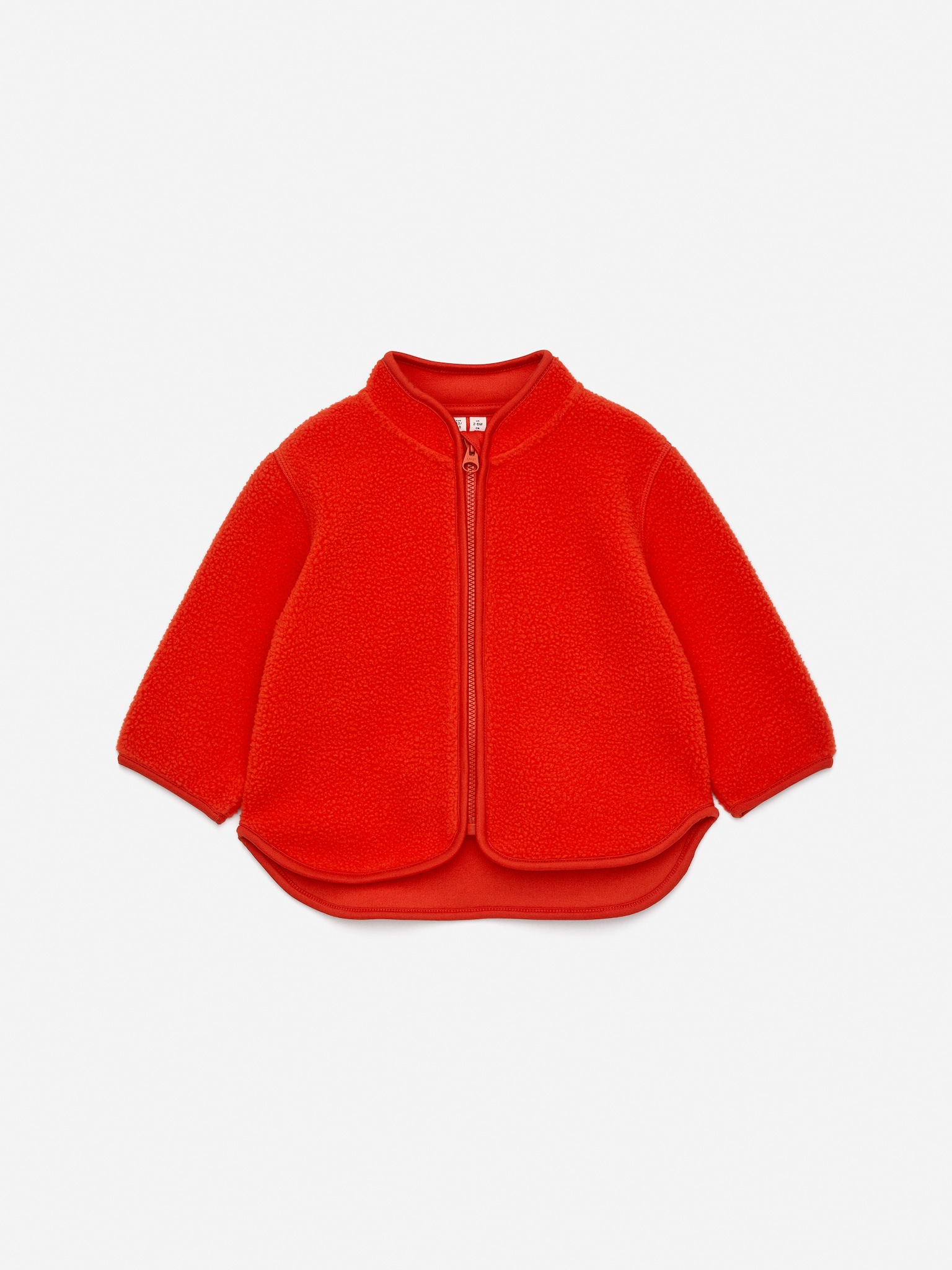 Fleece Jacket - Bright Red/Dark Green