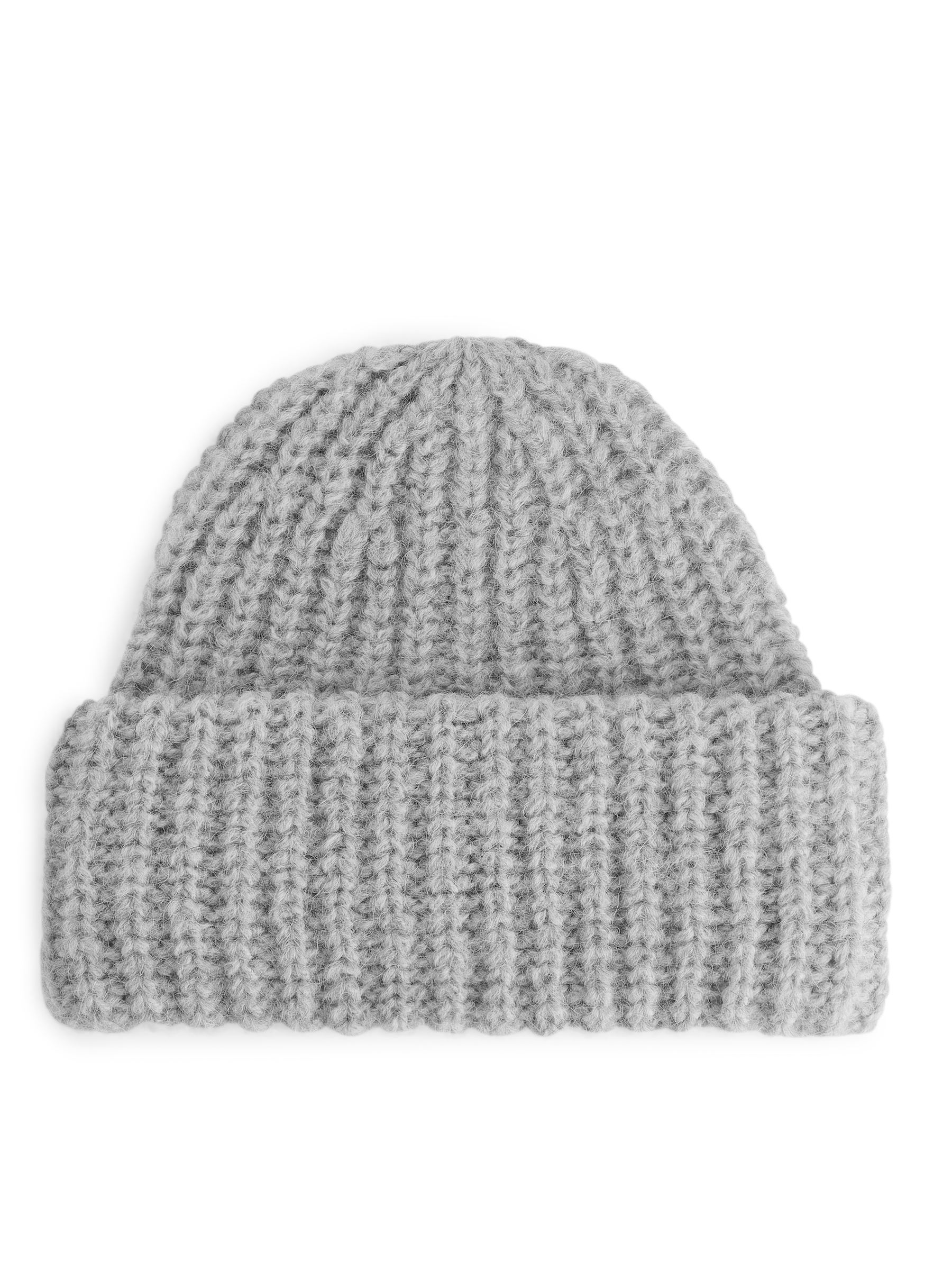 Gorro de lana de alpaca-#C7C5C7-3804