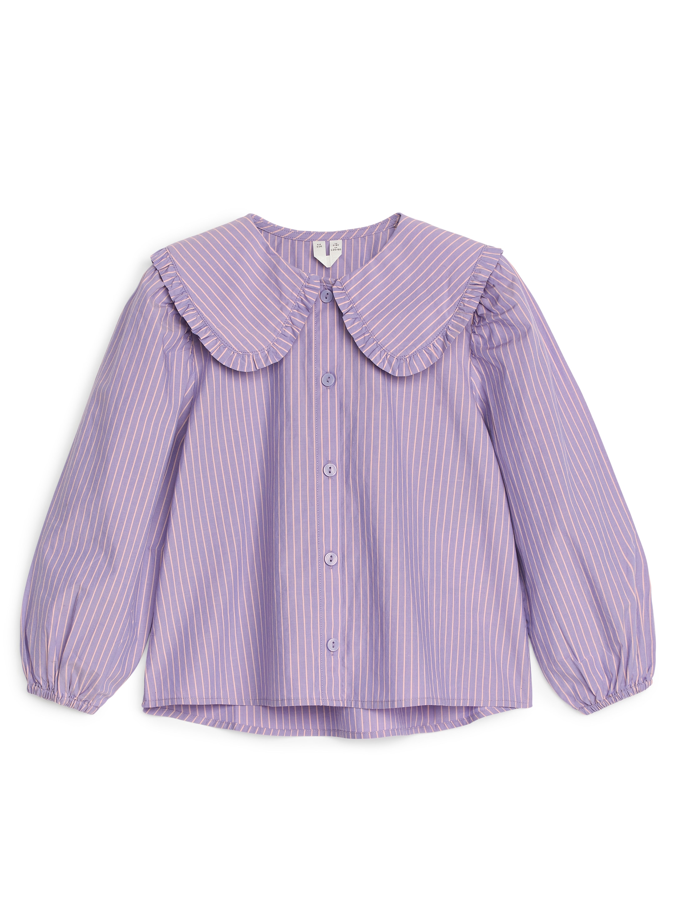 Frill-Collar Blouse - Lilac/Pink - Regular fit - Children - StillMedia/DescriptiveStillLife - 2