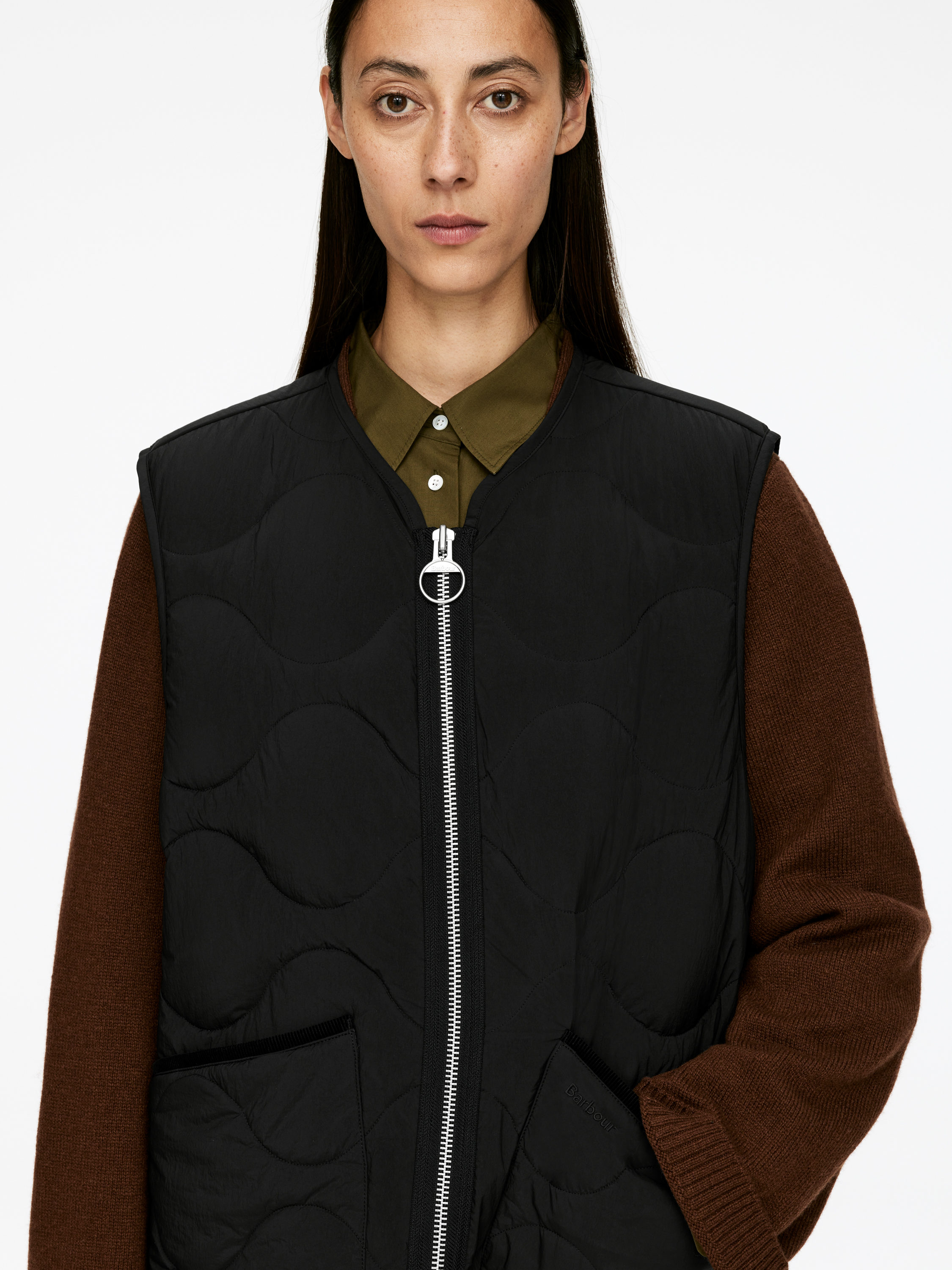 ARKET and Barbour Quilted Vest – Black – Women – ARKET CH