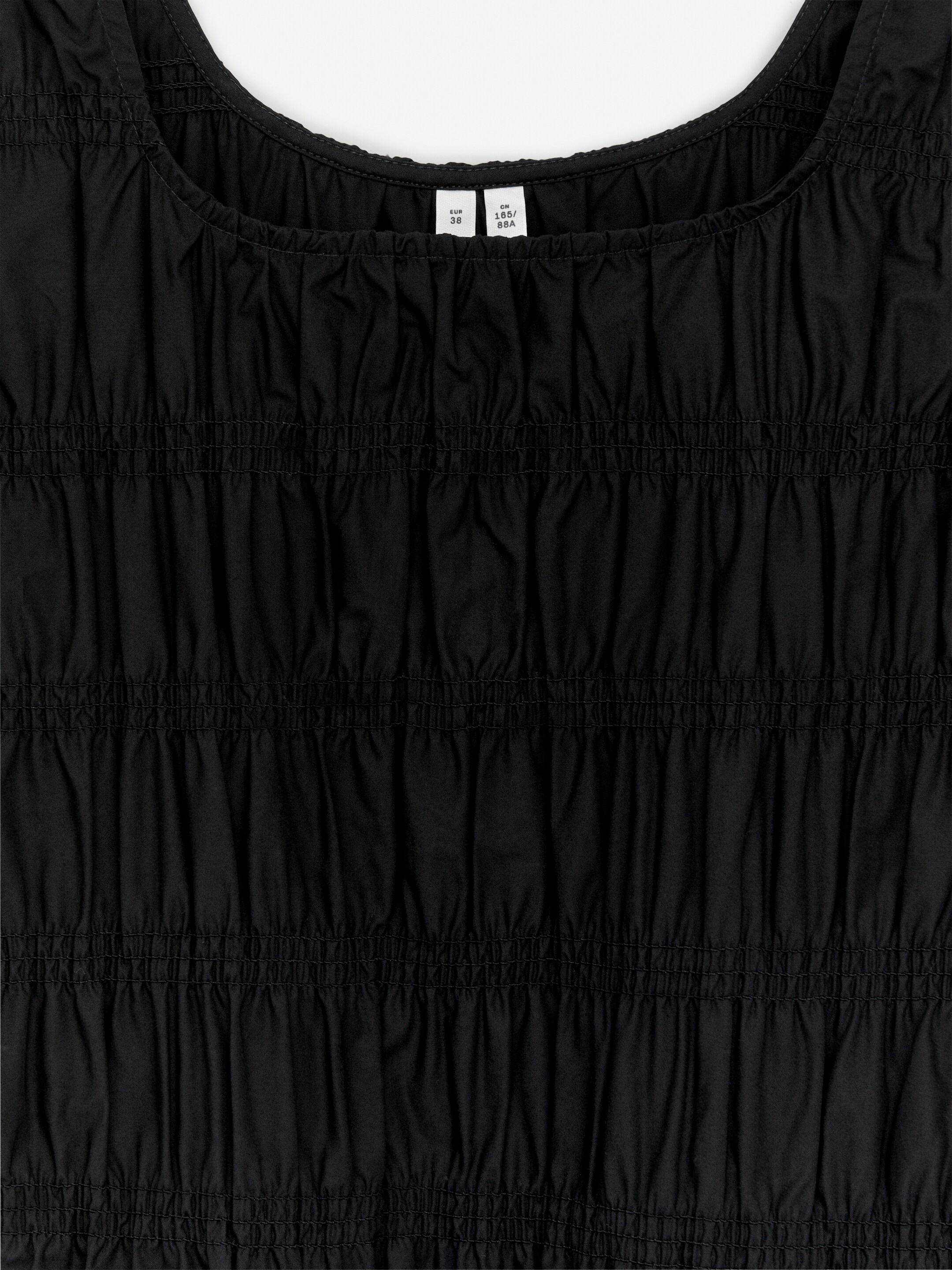 Ver imagem maior: Vestido com detalhe de folhos - Preto - SENHORA | H&M PT 2