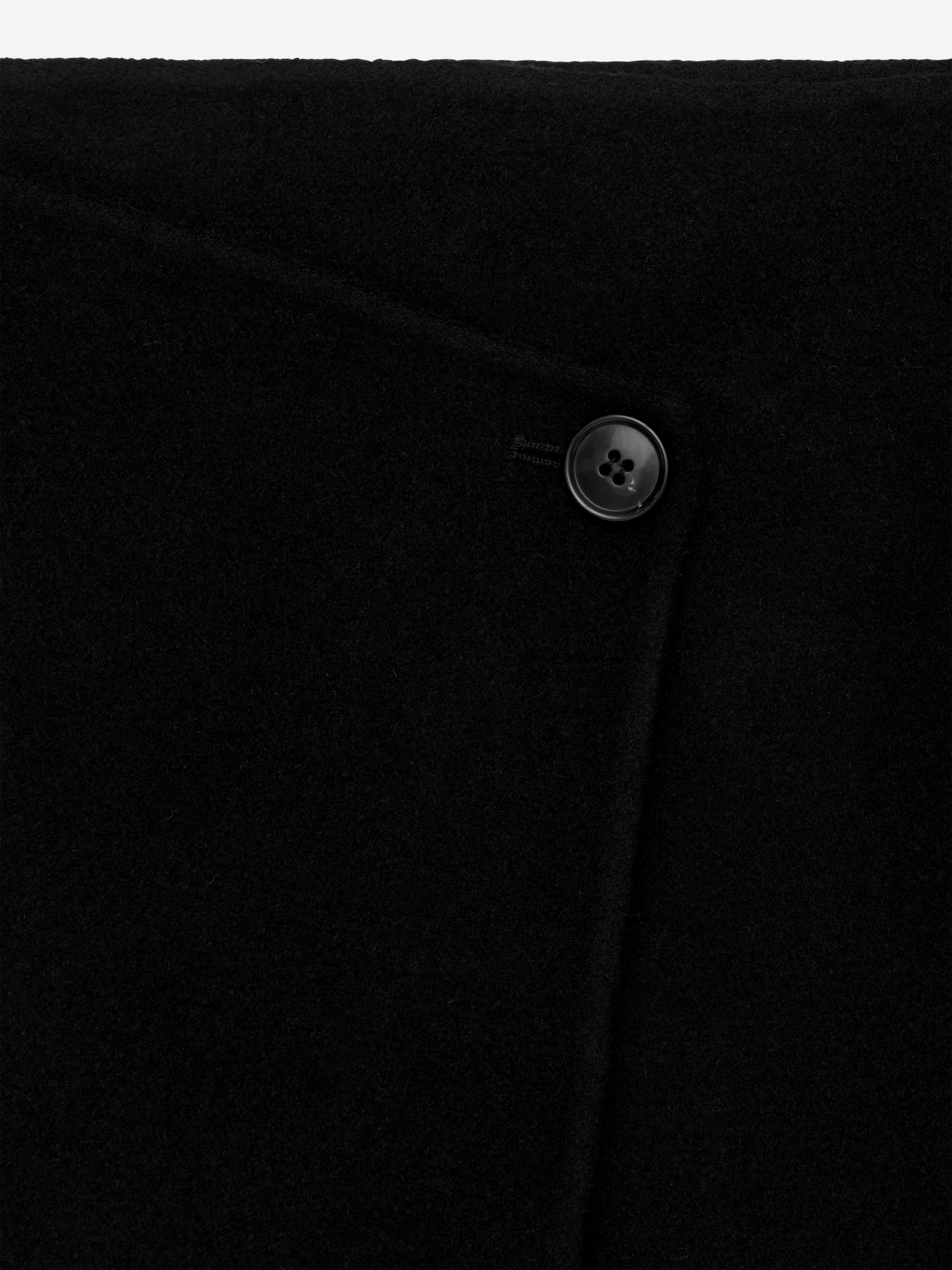 Falda de mezcla de lana de doble faz - Negro - Corte estándar - Women - StillMedia/DescriptiveDetail - 1