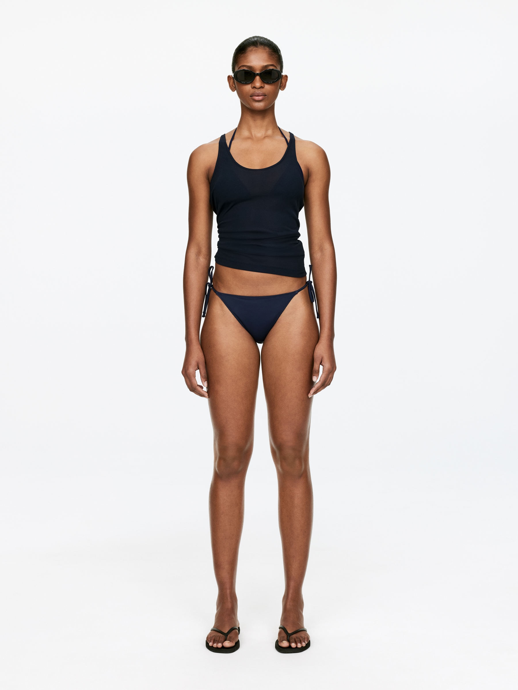 Tie Tanga Bikini Bottom - Dark Blue - Women - StillMedia/Lookbook - 6