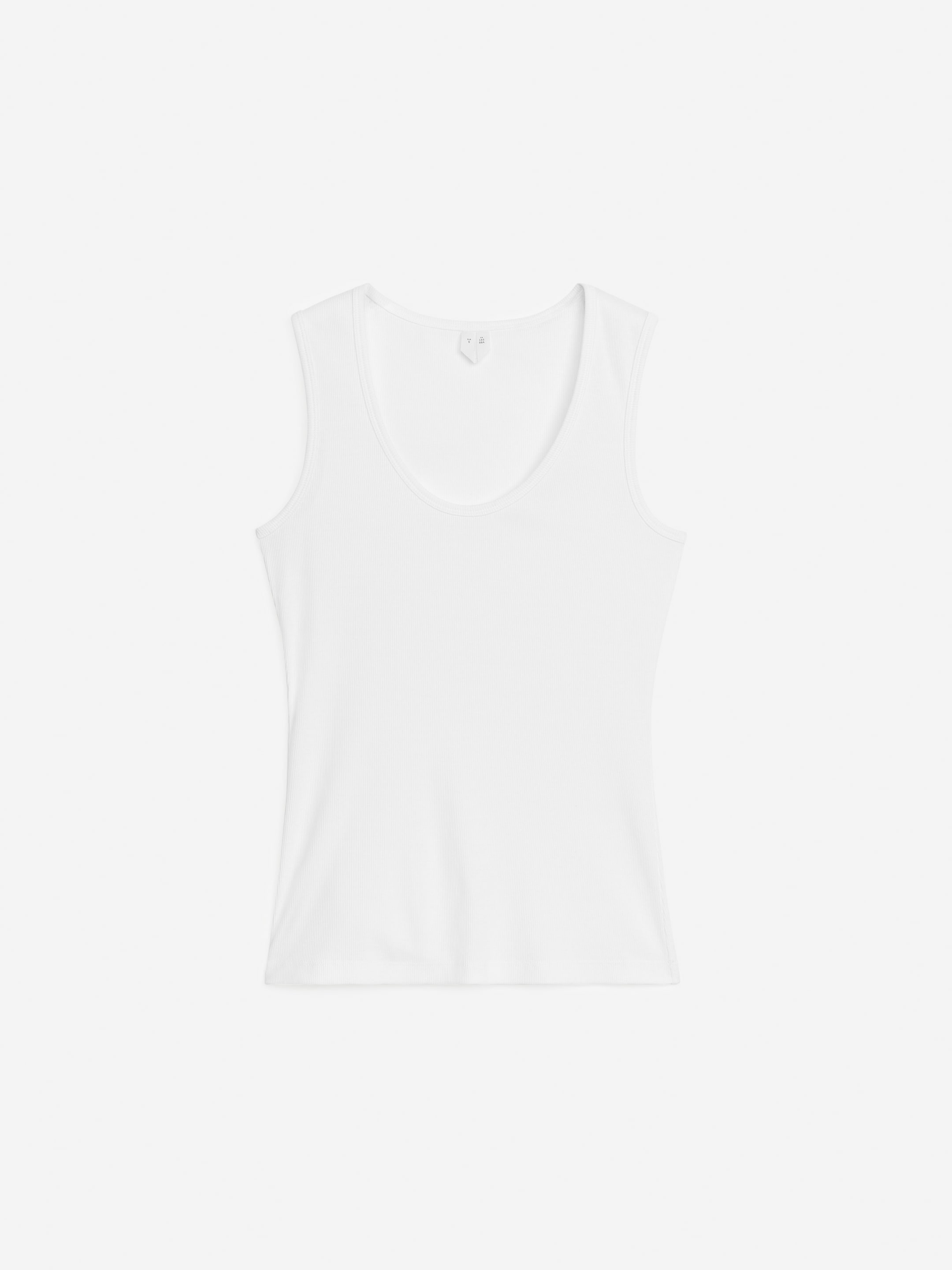Grösseres Bild ansehen: Rippträgerhemd - Weiß - DAMEN | H&M CH 1