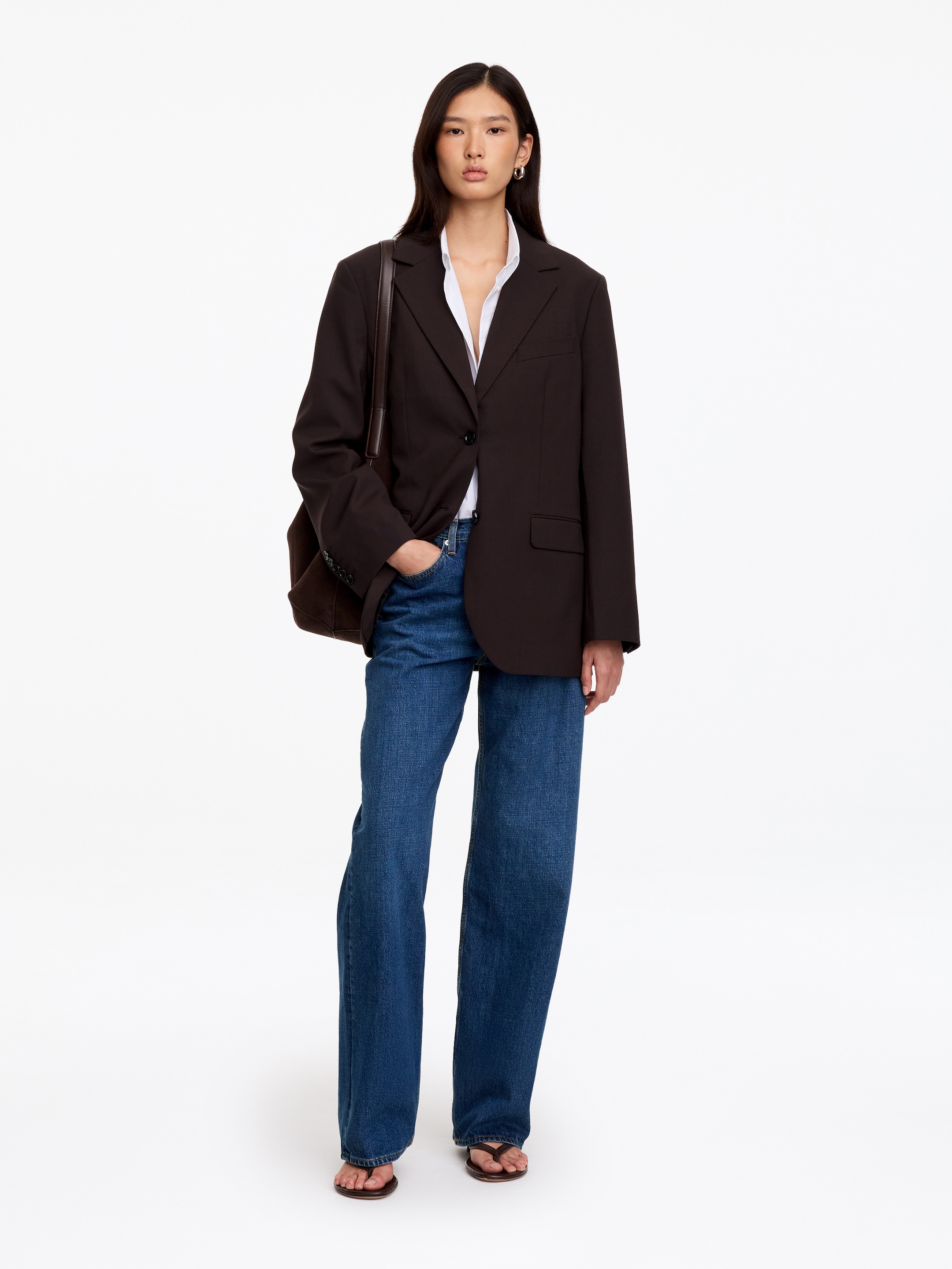 Jean ample CORAL - Bleu - Relaxed fit - women - StillMedia/Lookbook - 7
