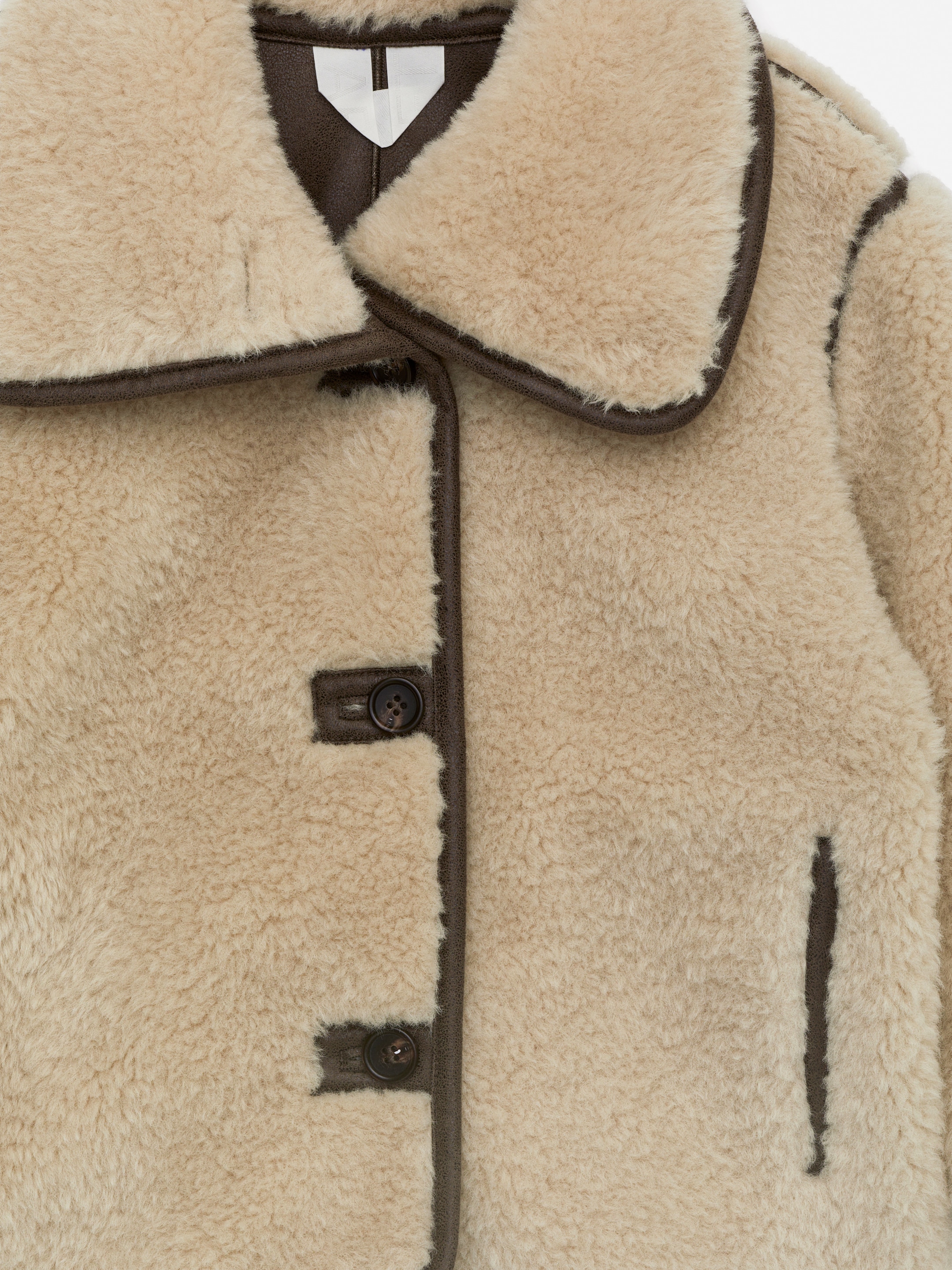 Vis større bilde: Kort pilejakke - Beige - BARN | H&M NO 5