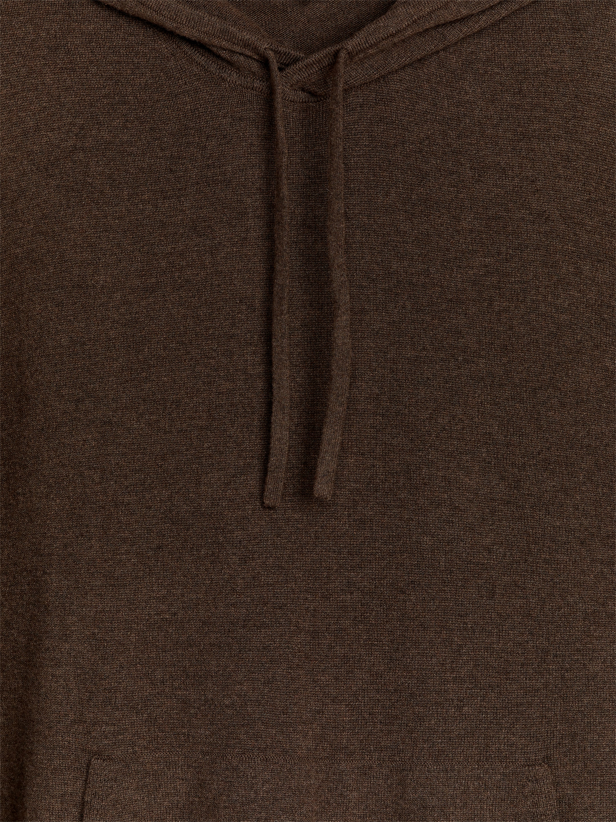 Hoodie i ull och kashmir - Mörk mullvadsgrå - Relaxed fit - Men - StillMedia/DescriptiveDetail - 2