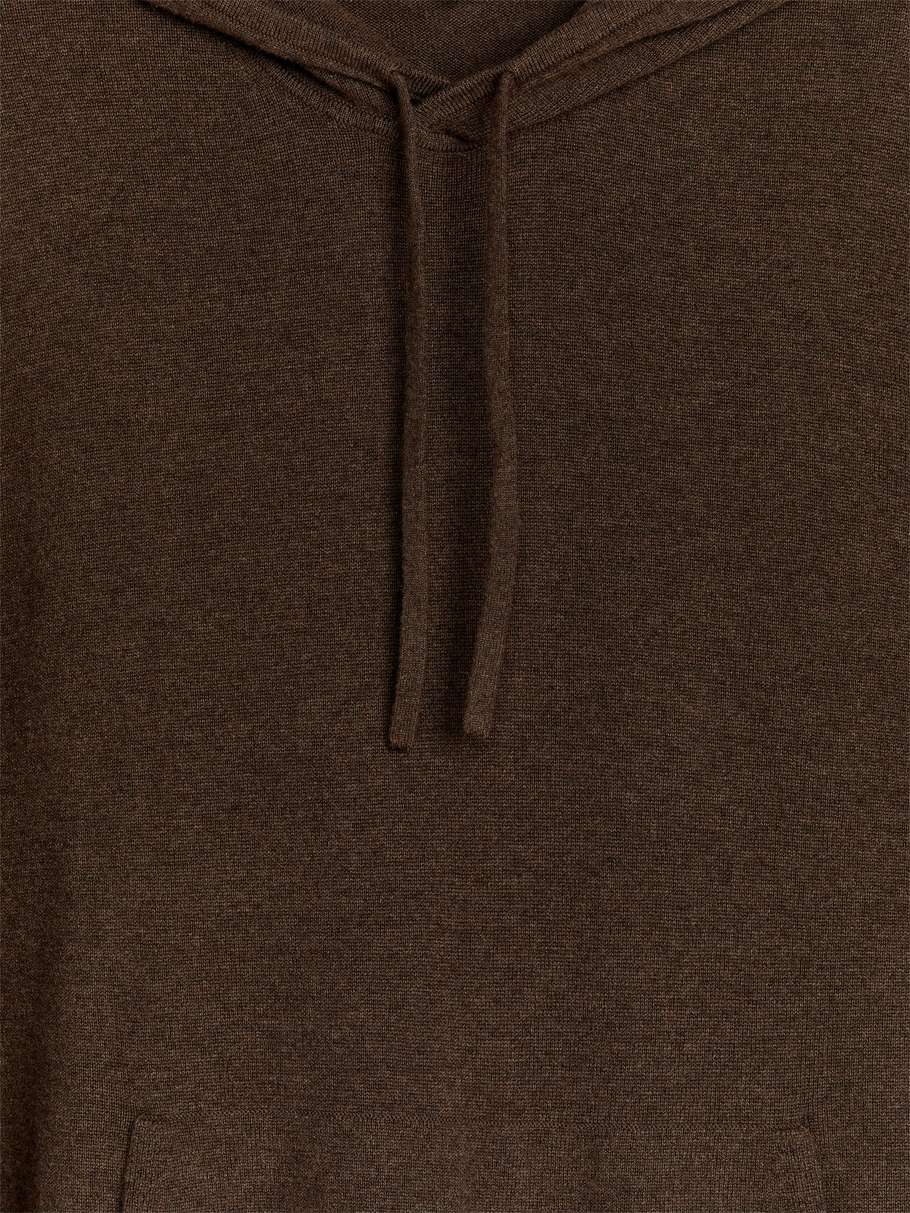 Hoodie i ull och kashmir - Mörk mullvadsgrå - Relaxed fit - Men - StillMedia/DescriptiveDetail - 2