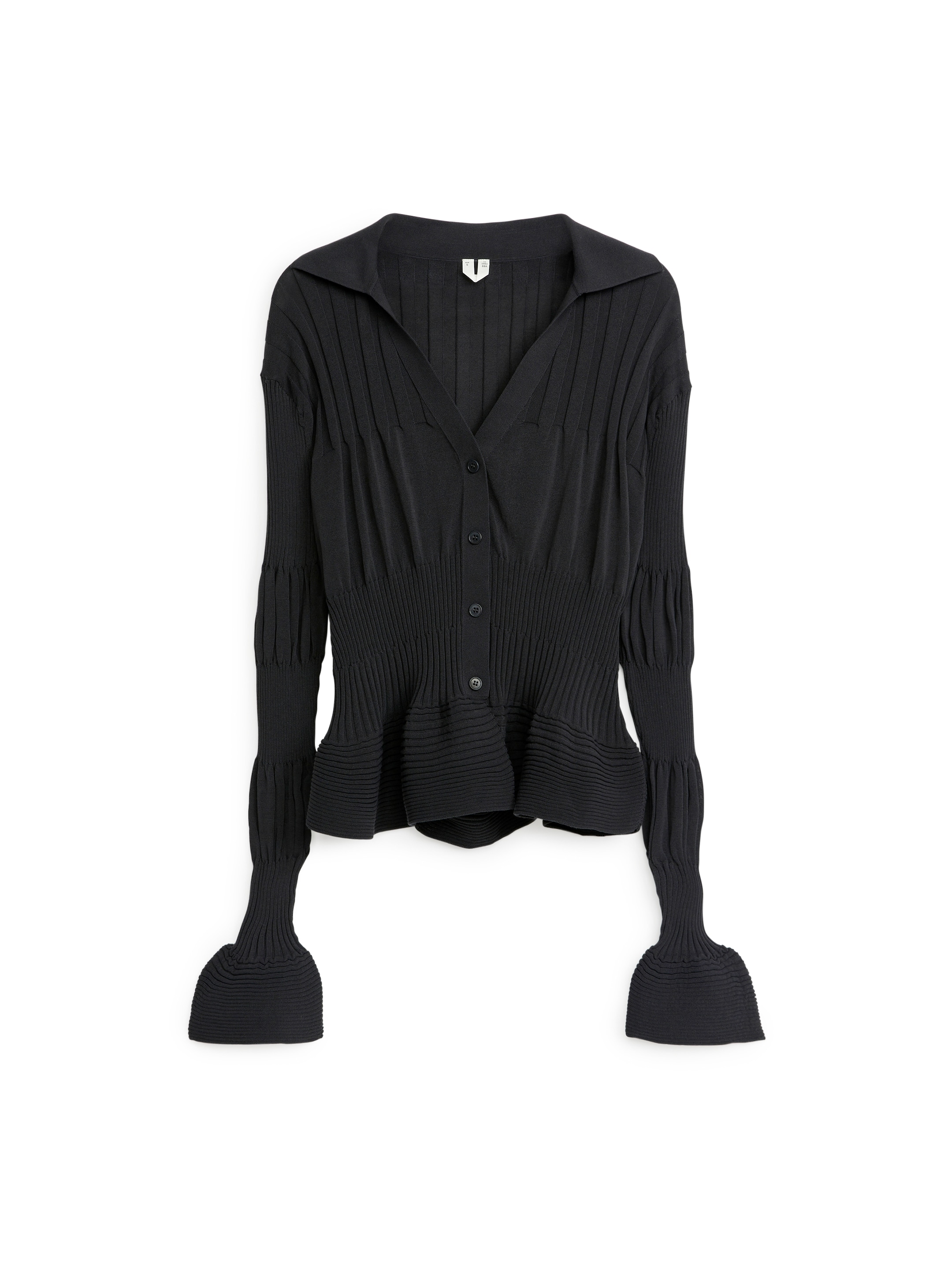 Stickad kofta - Svart - Regular fit - Women - StillMedia/DescriptiveStillLife - 1