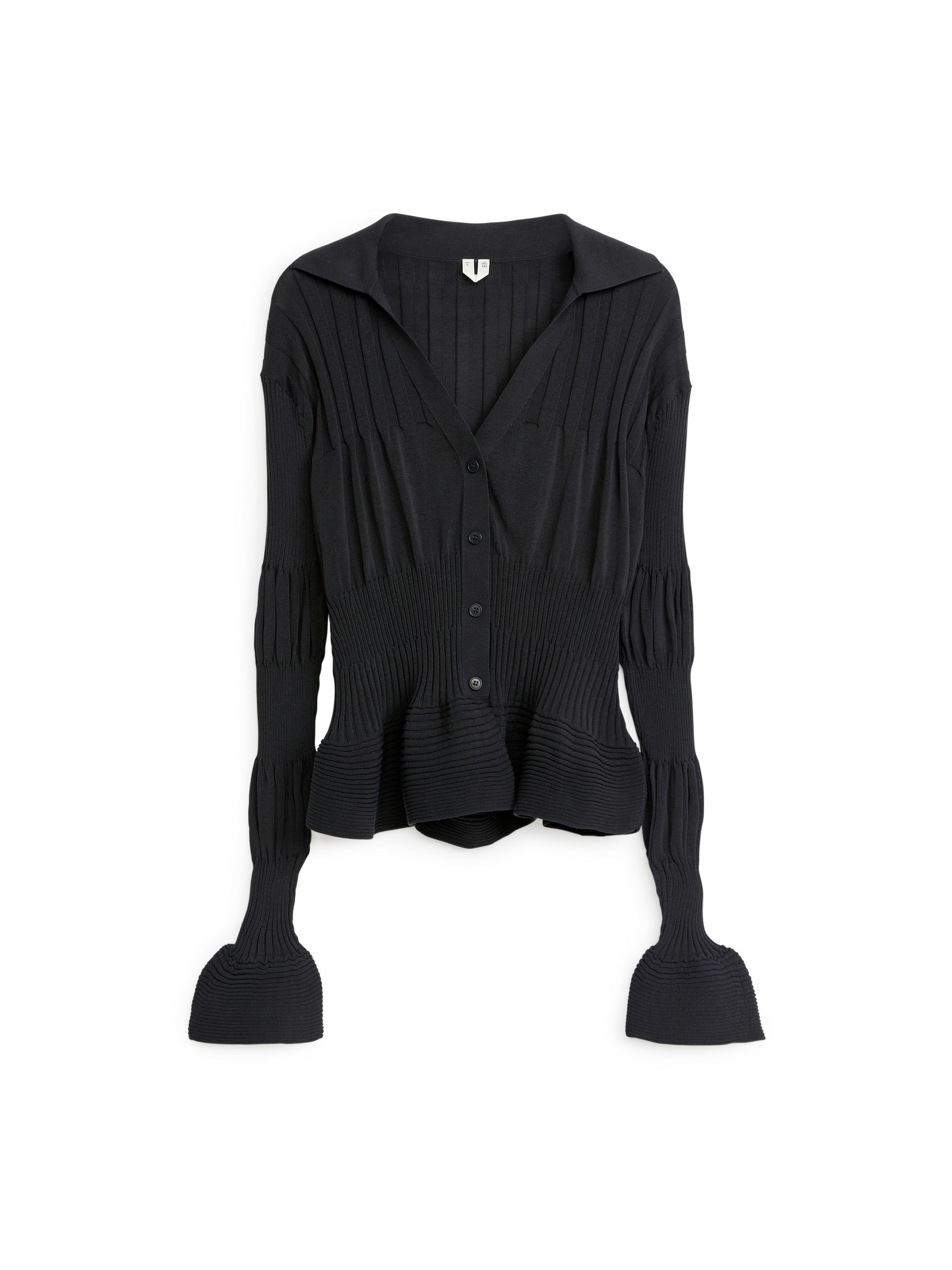 Strickjacke mit mehreren Nähten - Schwarz - Regular Fit - Damen - StillMedia/DescriptiveStillLife - 1