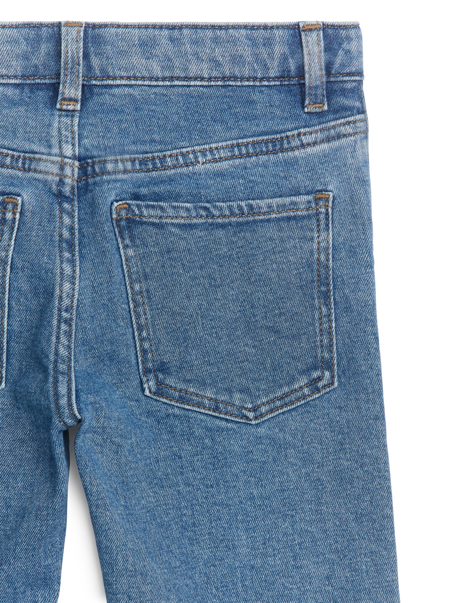 Regular Stretch Jeans - Mid Blue/Black - 3
