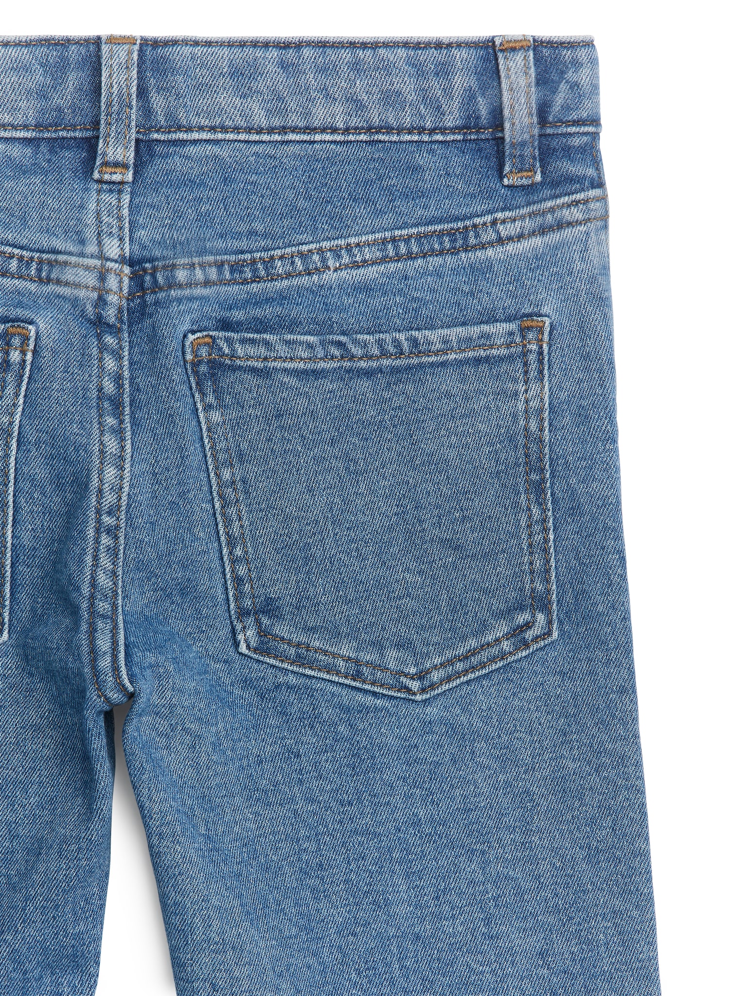 Regular-Jeans mit Stretch-Anteil - Mittelblau/Schwarz - 2