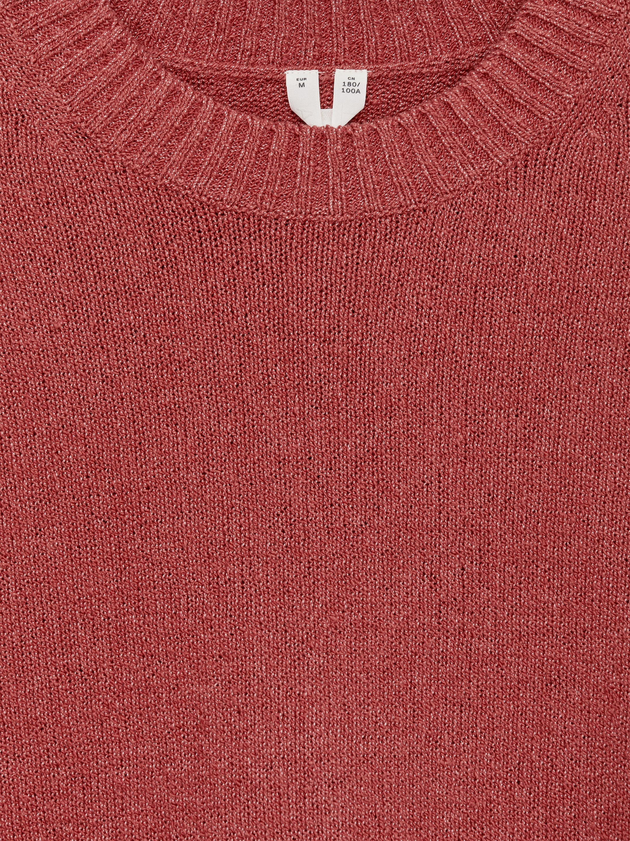 Linen Silk Jumper - Rust - Regular fit - Men - StillMedia/DescriptiveDetail - 1