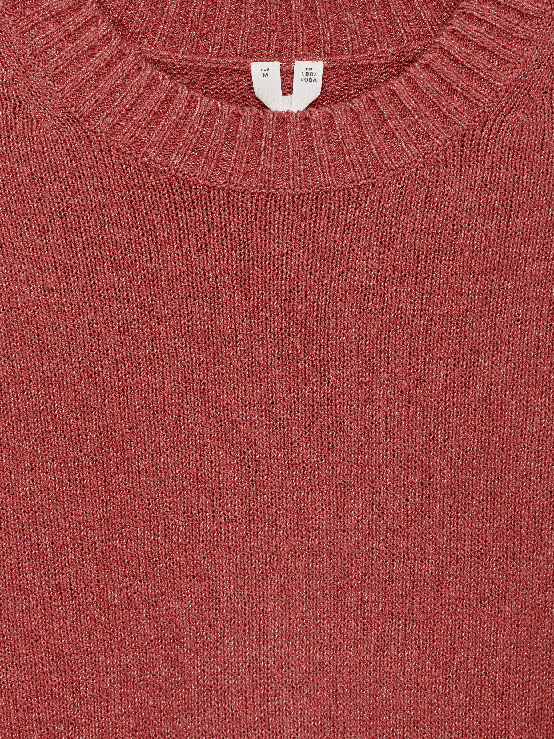 Linen Silk Jumper - Rust - Regular fit - Men - StillMedia/DescriptiveDetail - 1
