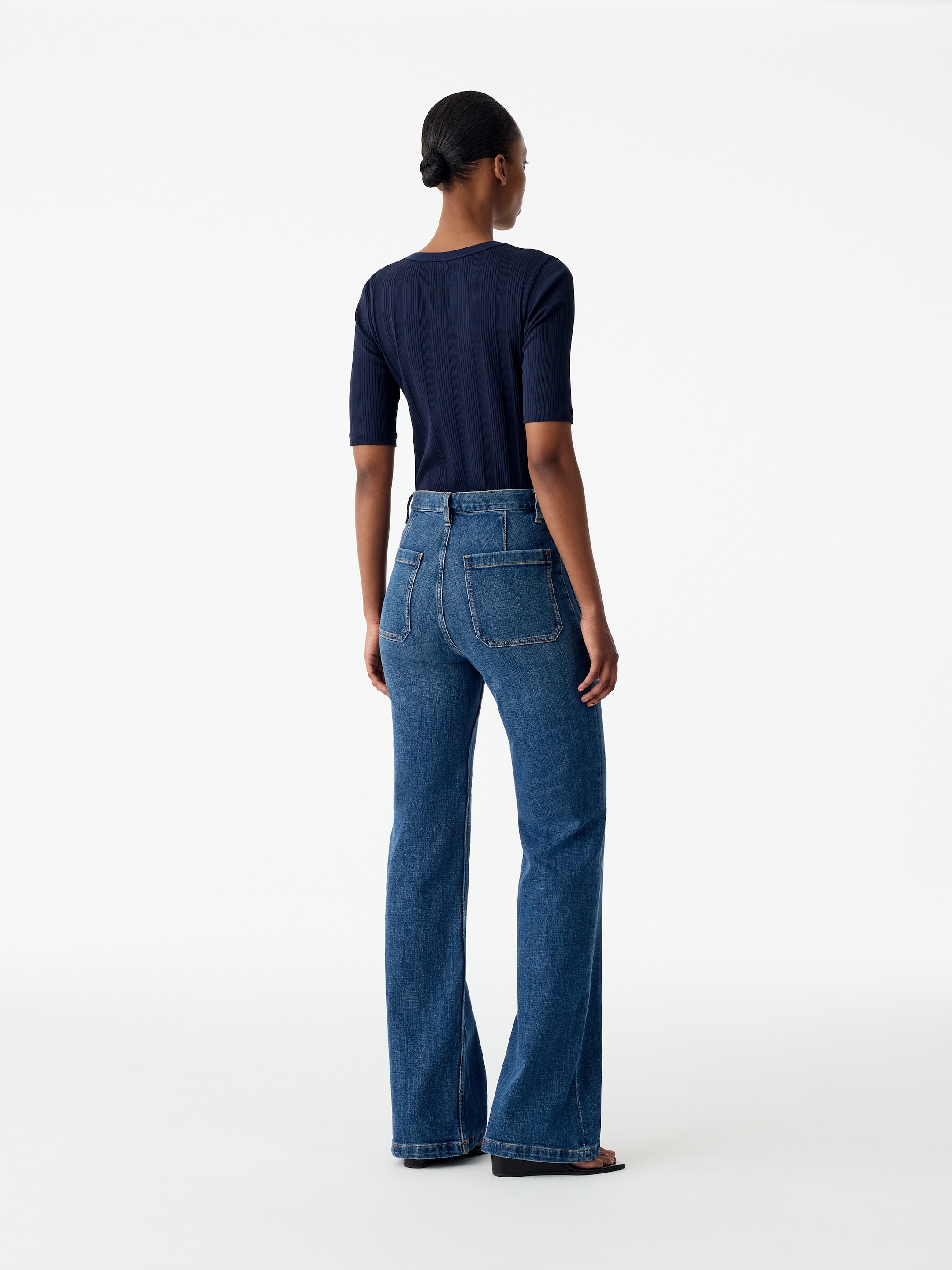 Vaqueros flared SPRUCE - Azul - Corte ajustado - women - StillMedia/Lookbook - 2