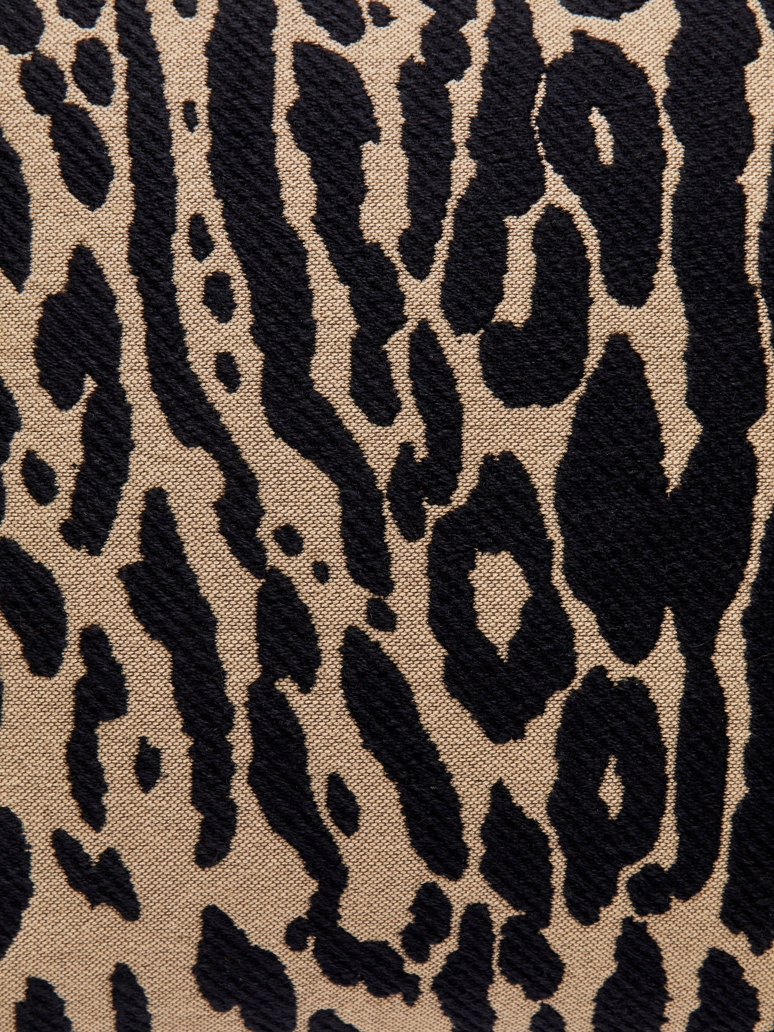 Cushion Cover 50x50 cm - Beige/Black - 3