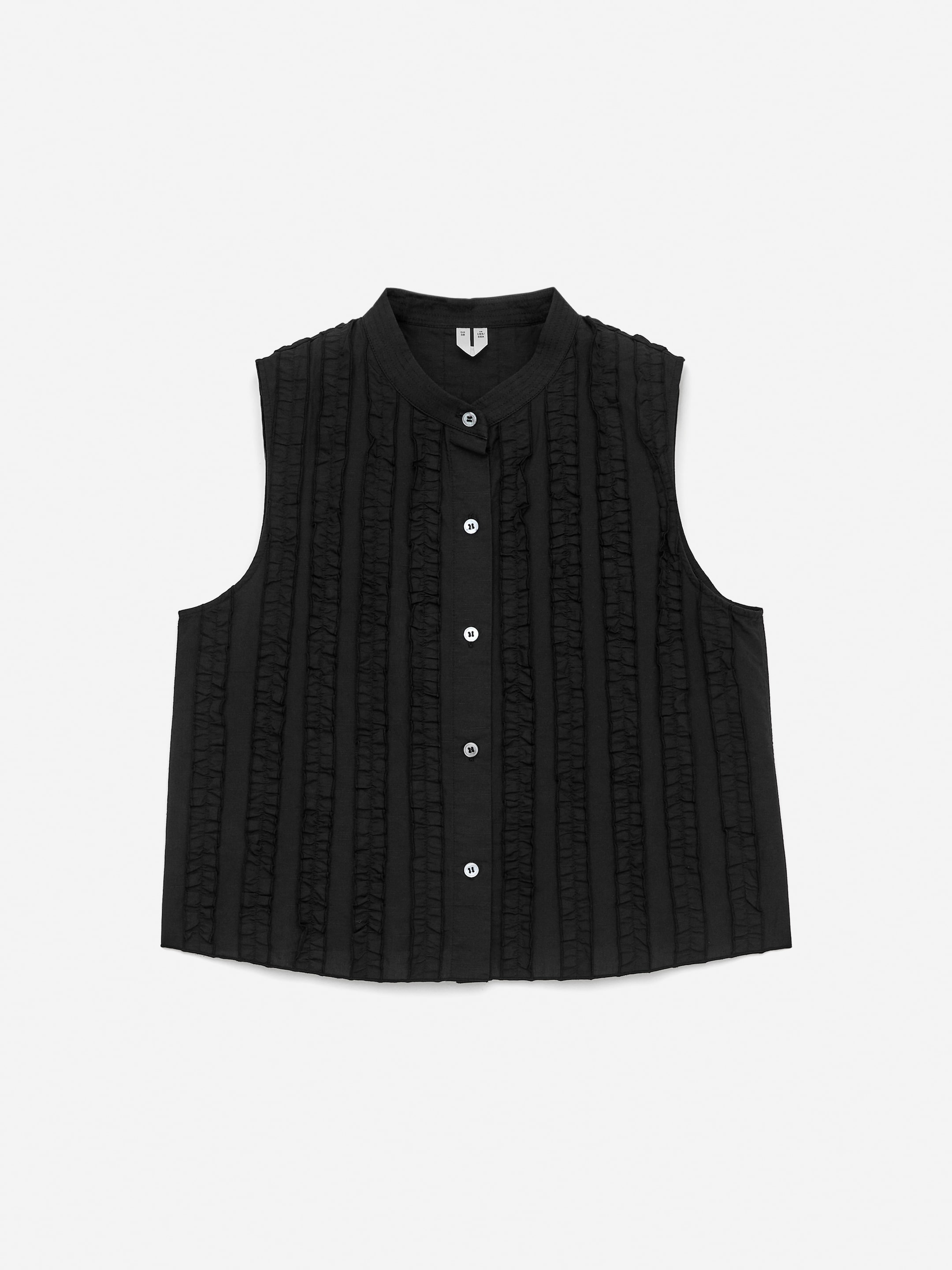 Maglia con gale-Black-15603