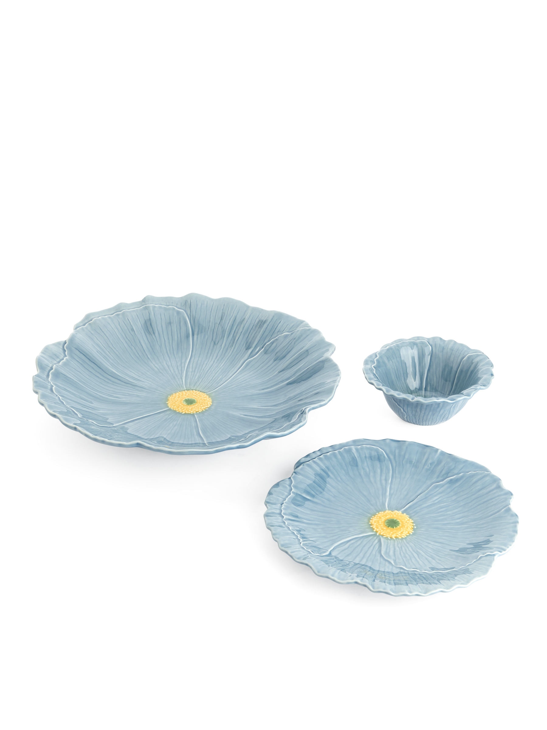 Schale mit Wildblumendesign von San Raphael, 17 cm - Blau - Haushaltswaren - StillMedia/DescriptiveStillLife - 1