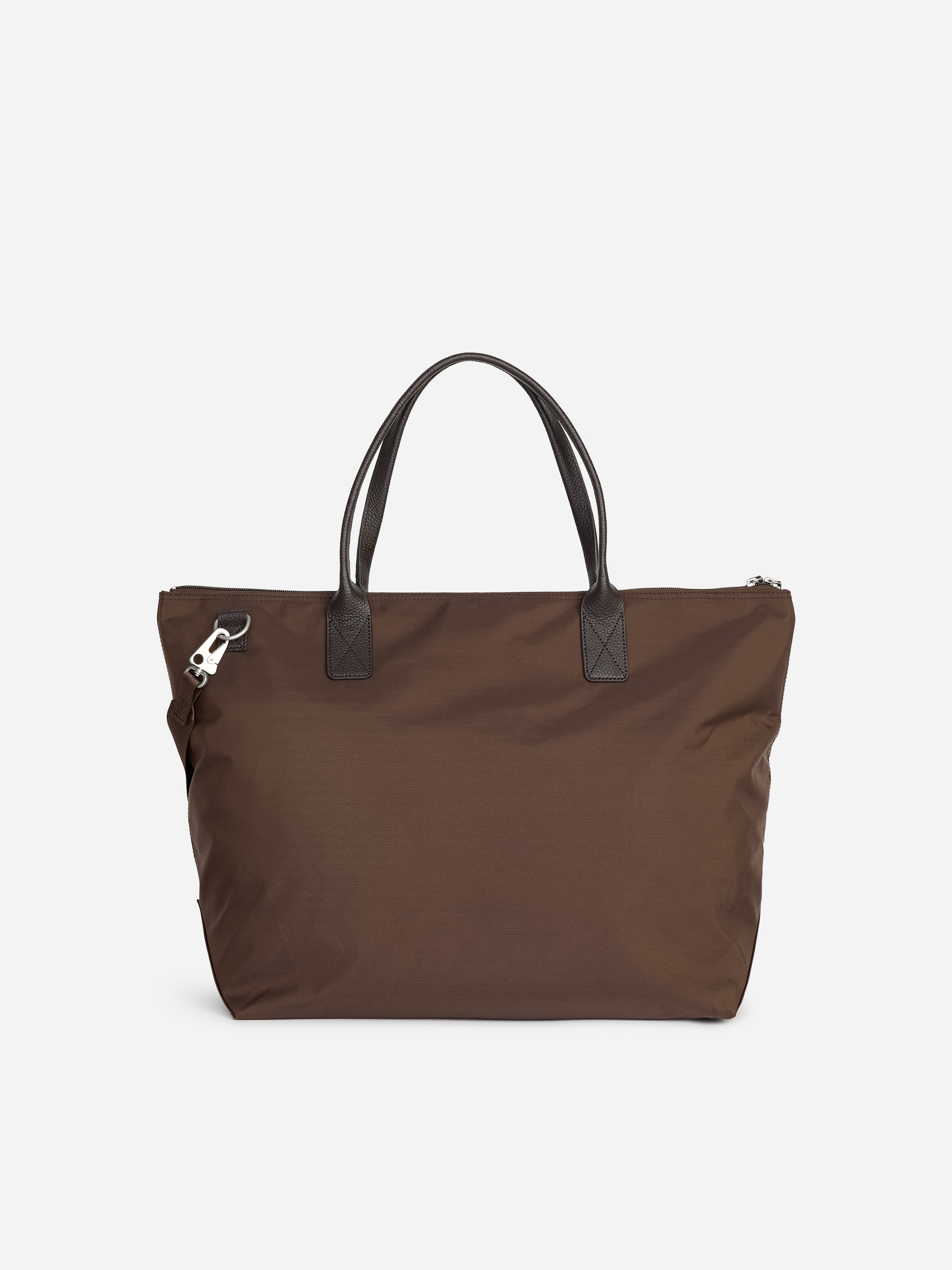 Bolso 36-Hour Tote con detalles en piel-Brown-20430