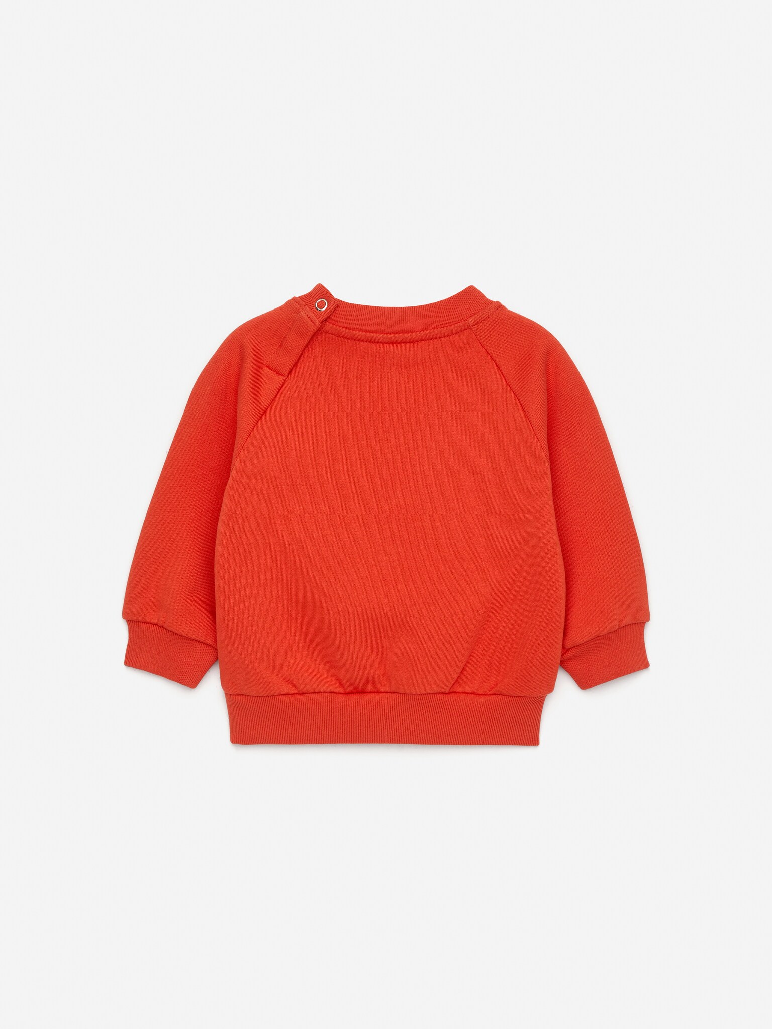 Embroidered Sweatshirt - Red - 3