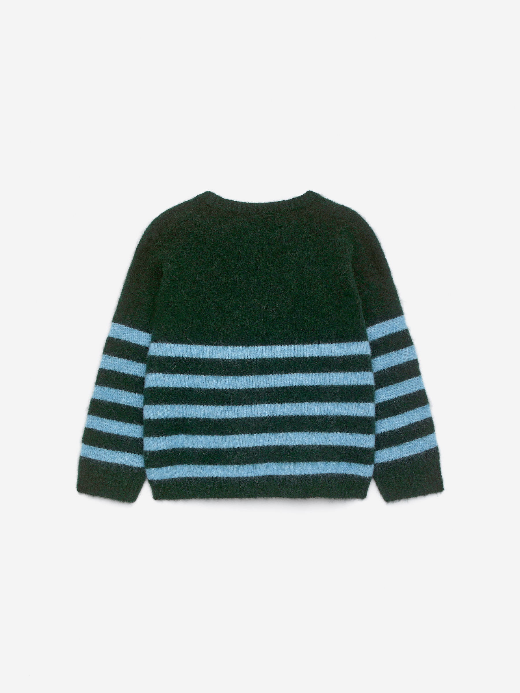 Alpaca-Wool Blend Jumper - Green/Turquoise - Relaxed fit - Children - StillMedia/DescriptiveStillLife - 2
