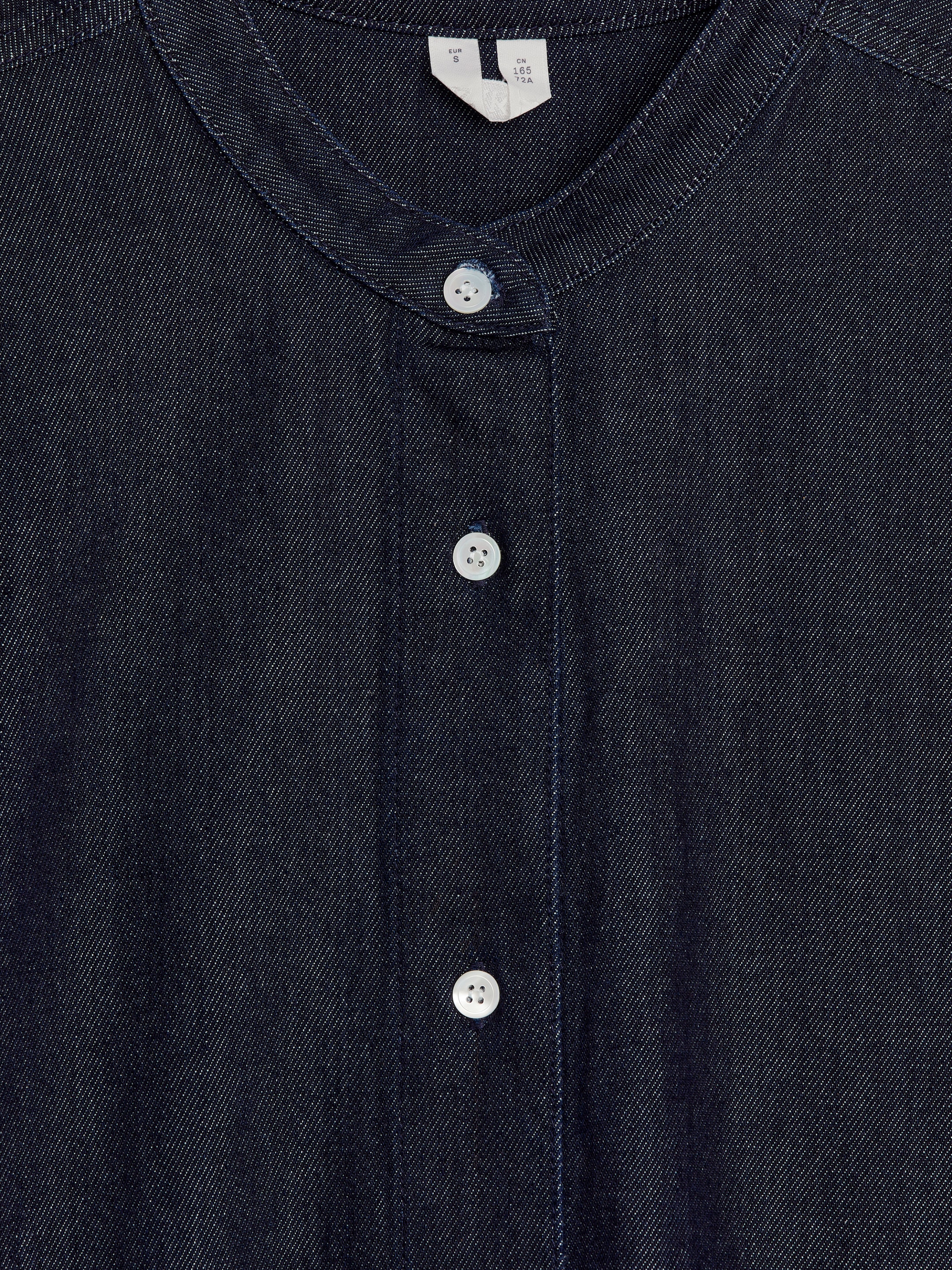 Chemise en denim brut - Bleu foncé - Regular fit - Femme - StillMedia/DescriptiveDetail - 2