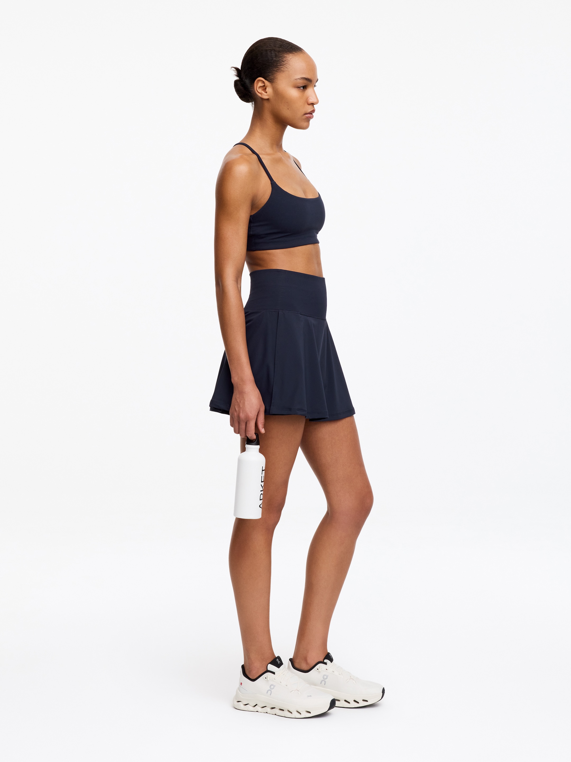 Tennis skirt - Navy - Regular fit - Women - StillMedia/Lookbook - 3