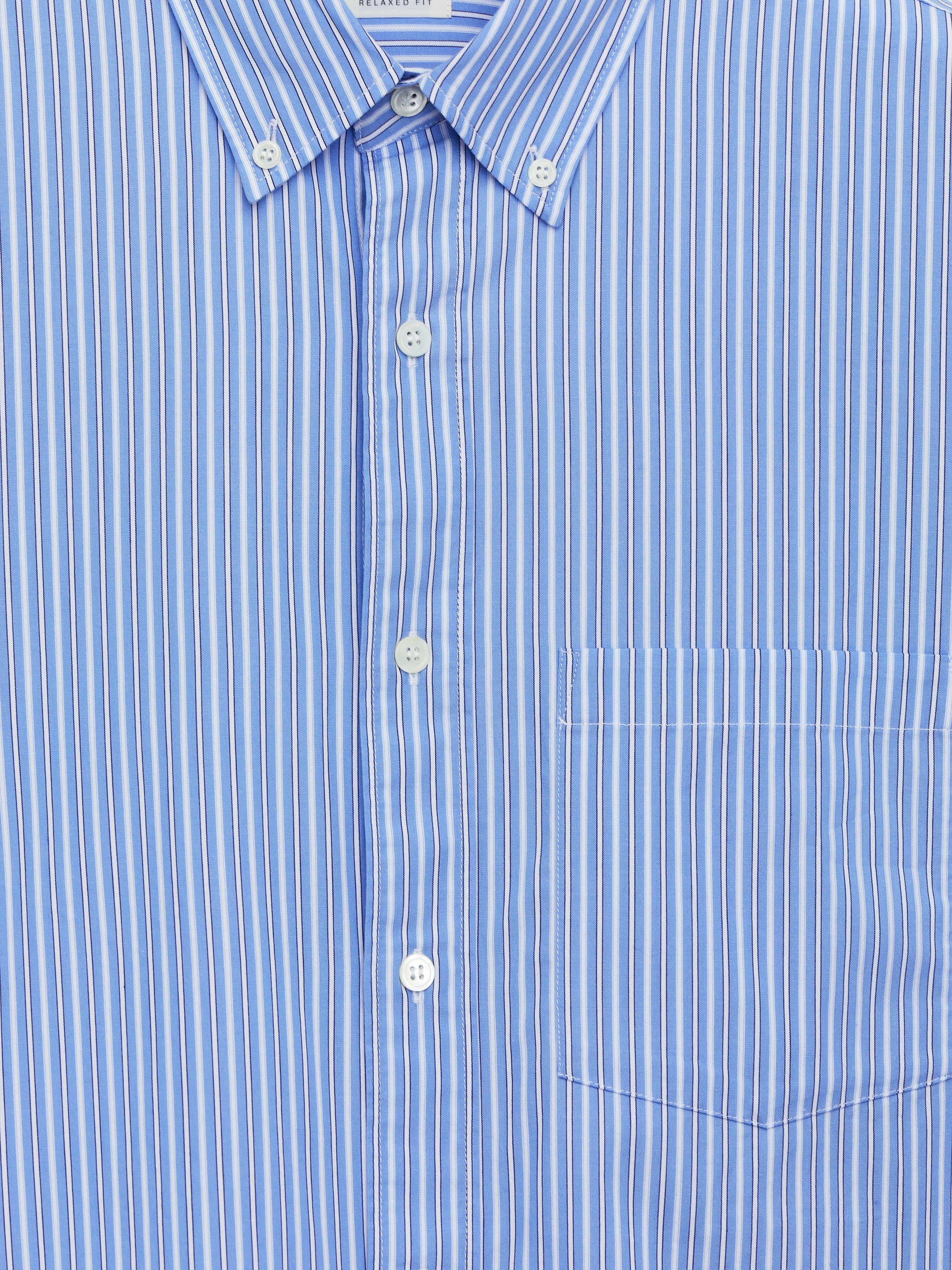 Poplin Shirt - Light Blue - Loose fit - Men - StillMedia/DescriptiveDetail - 1