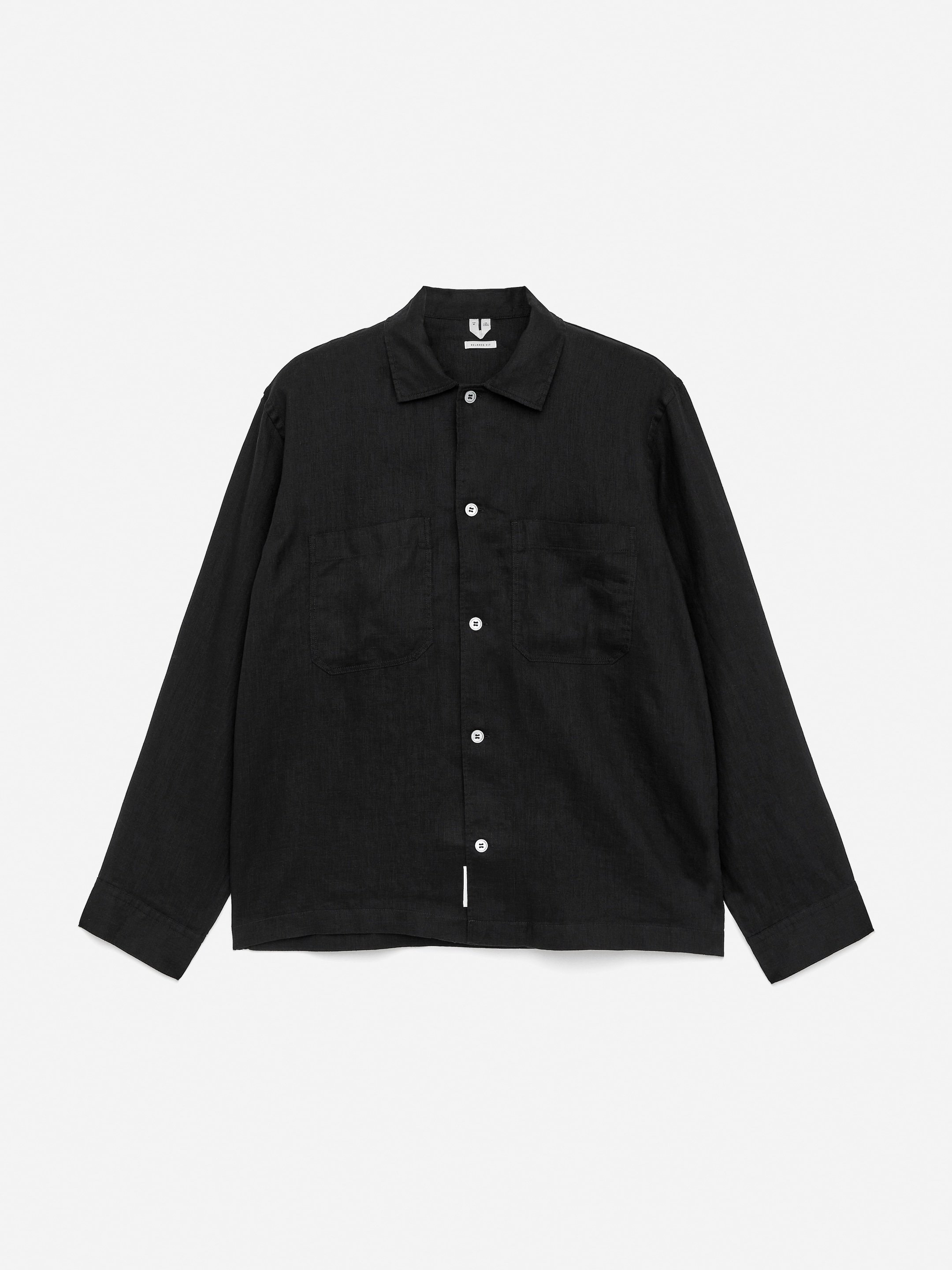 Relaxed Linen Shirt-#272930-15413