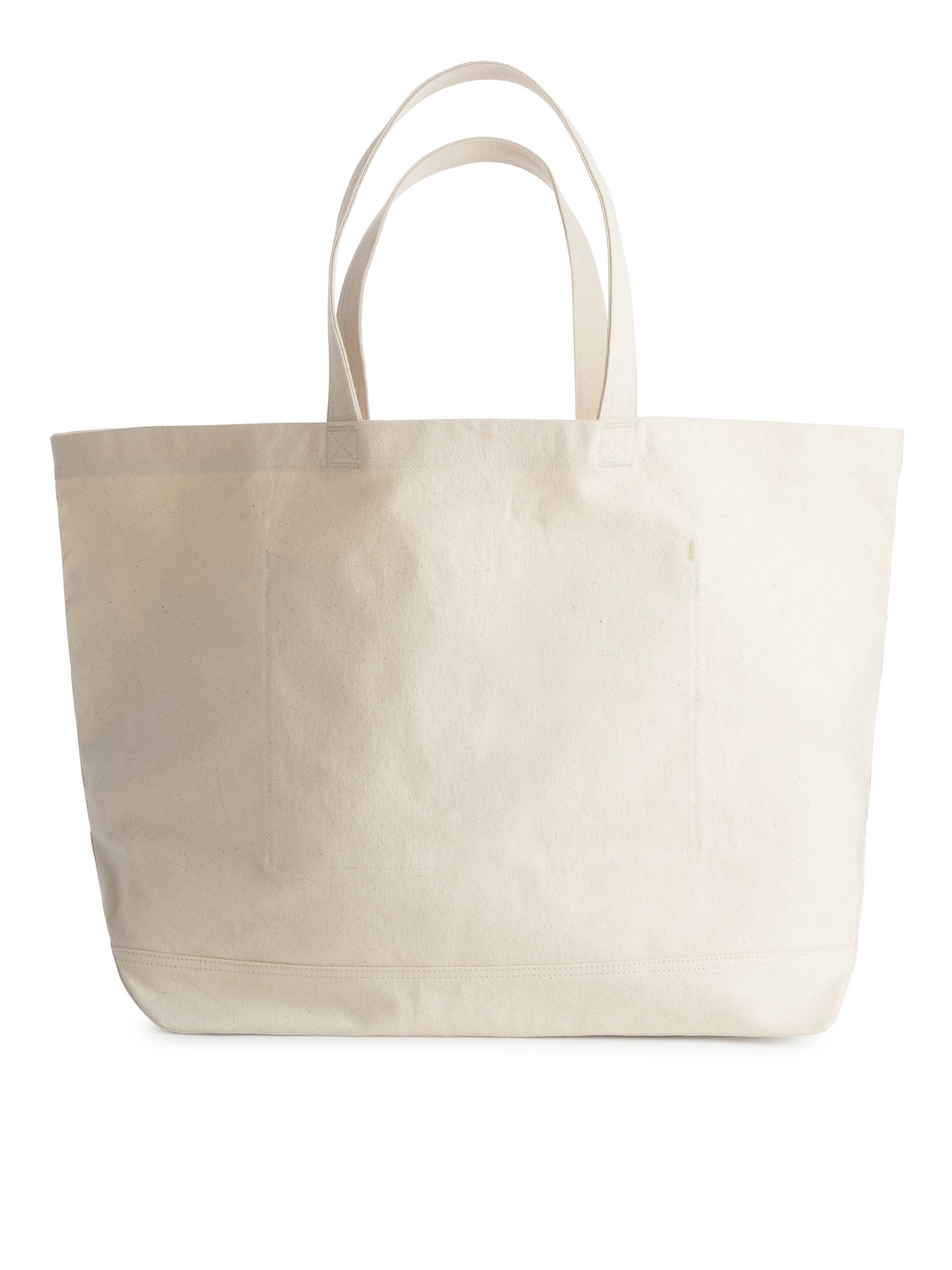 ARKET Oversized Canvas Tote - Off-White - Men - StillMedia/DescriptiveStillLife - 4