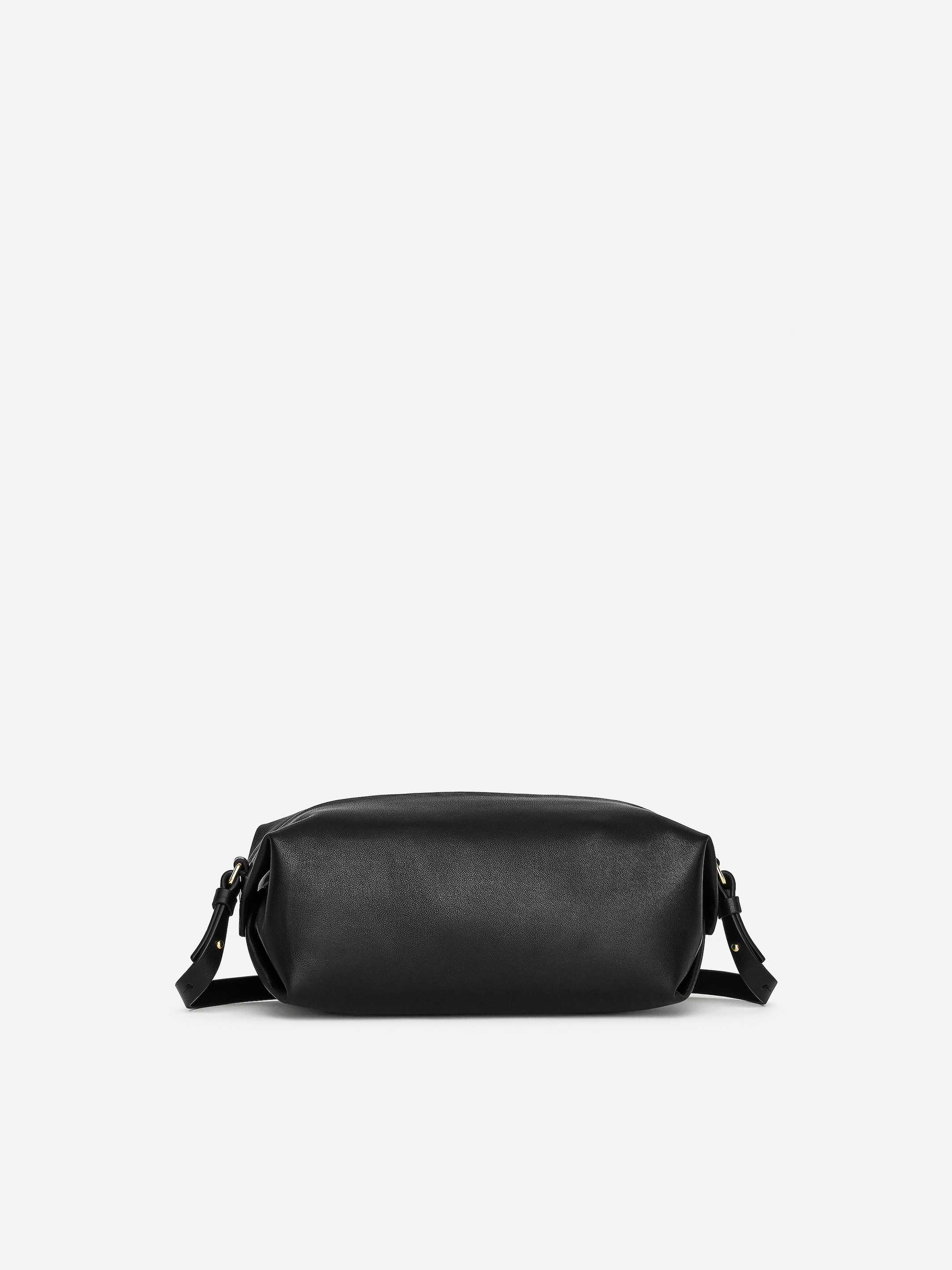 Grösseres Bild ansehen: Umhängetasche aus Leder - Schwarz - DAMEN | H&M CH 1
