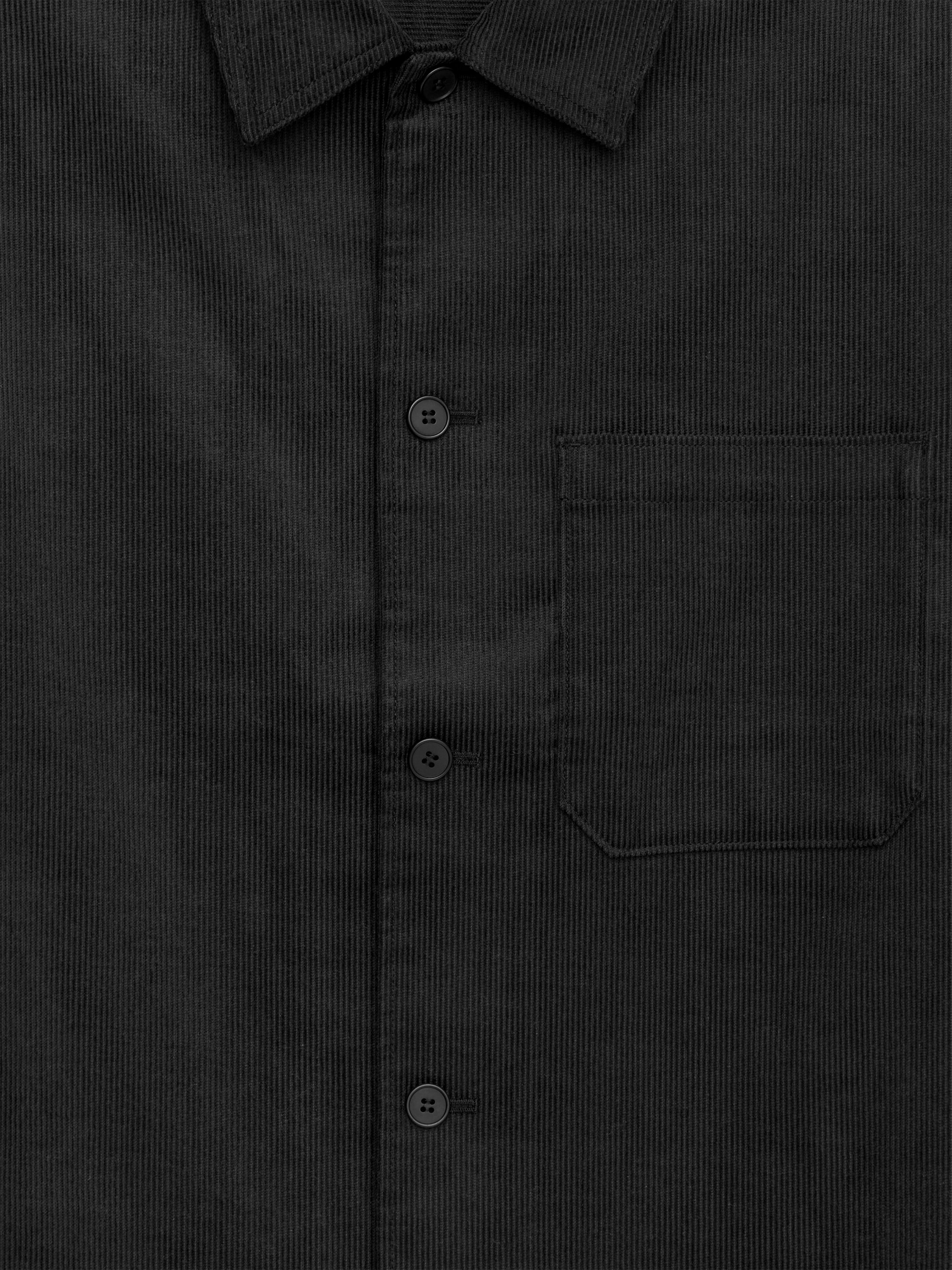 Corduroy Overshirt - Black - Relaxed fit - Men - StillMedia/DescriptiveDetail - 2