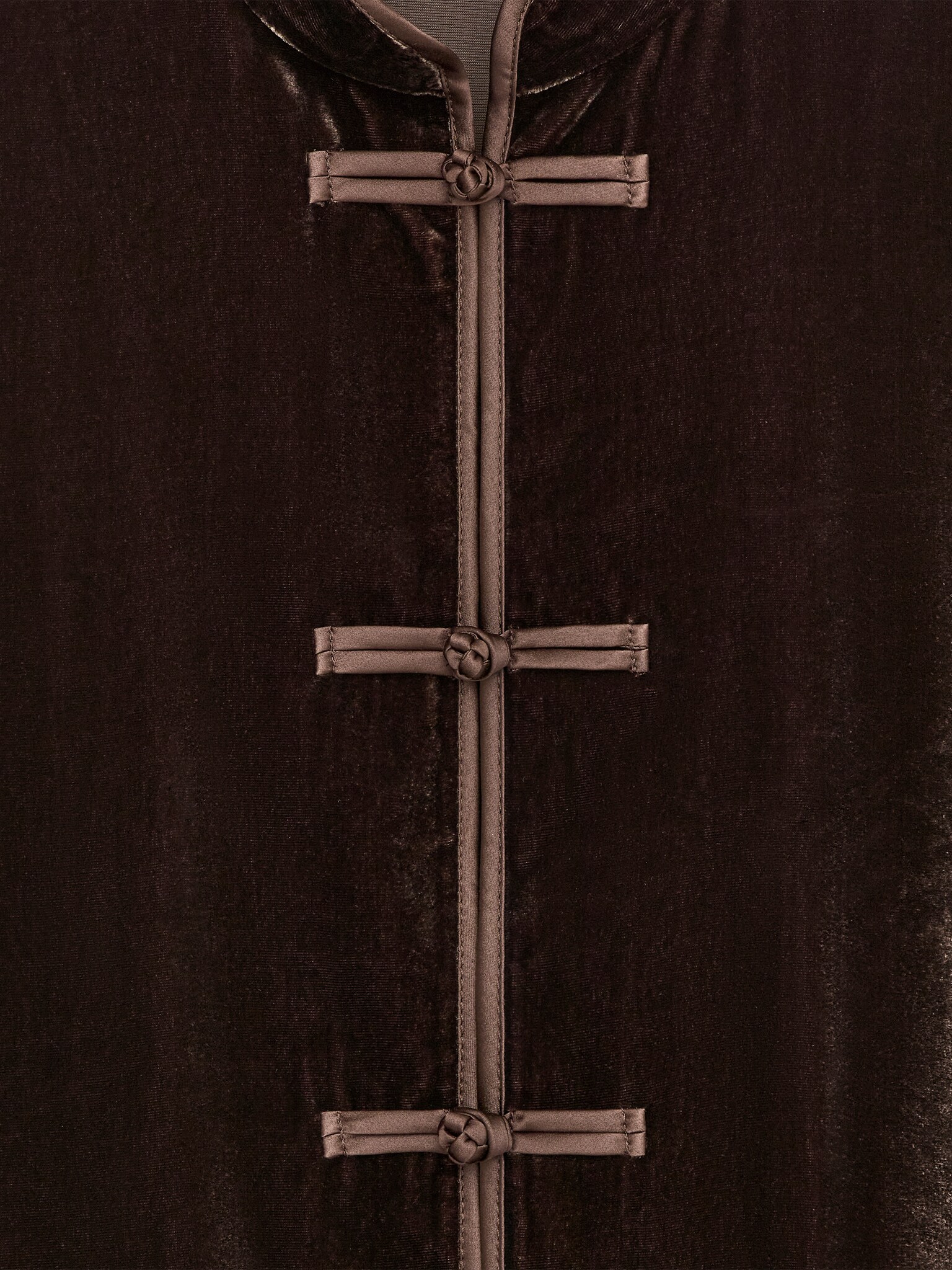 Surchemise en velours - Marron/Noir - 6