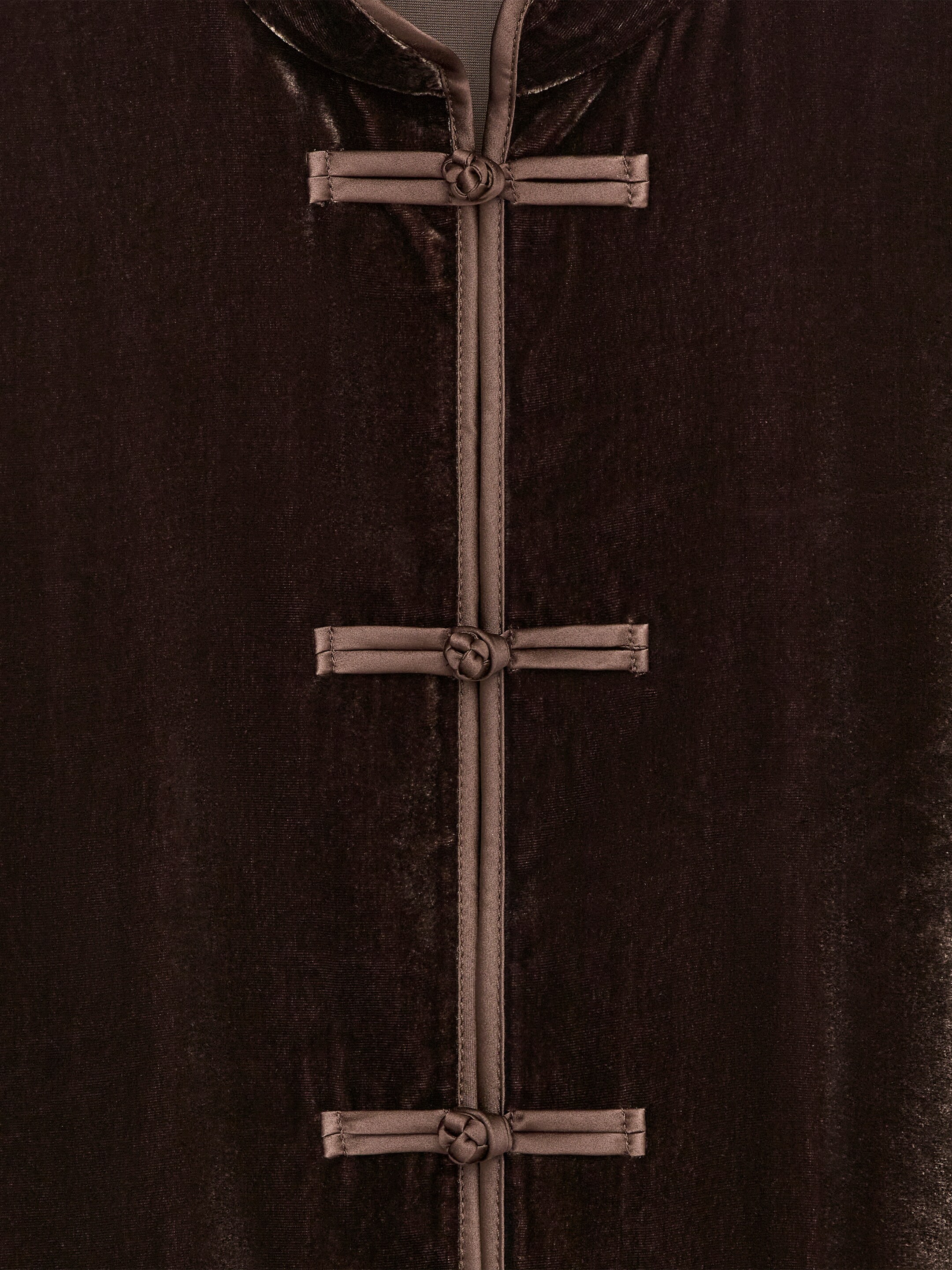 Agrandir l'image: Velvet Overshirt - Marron - FEMME | H&M CH 7